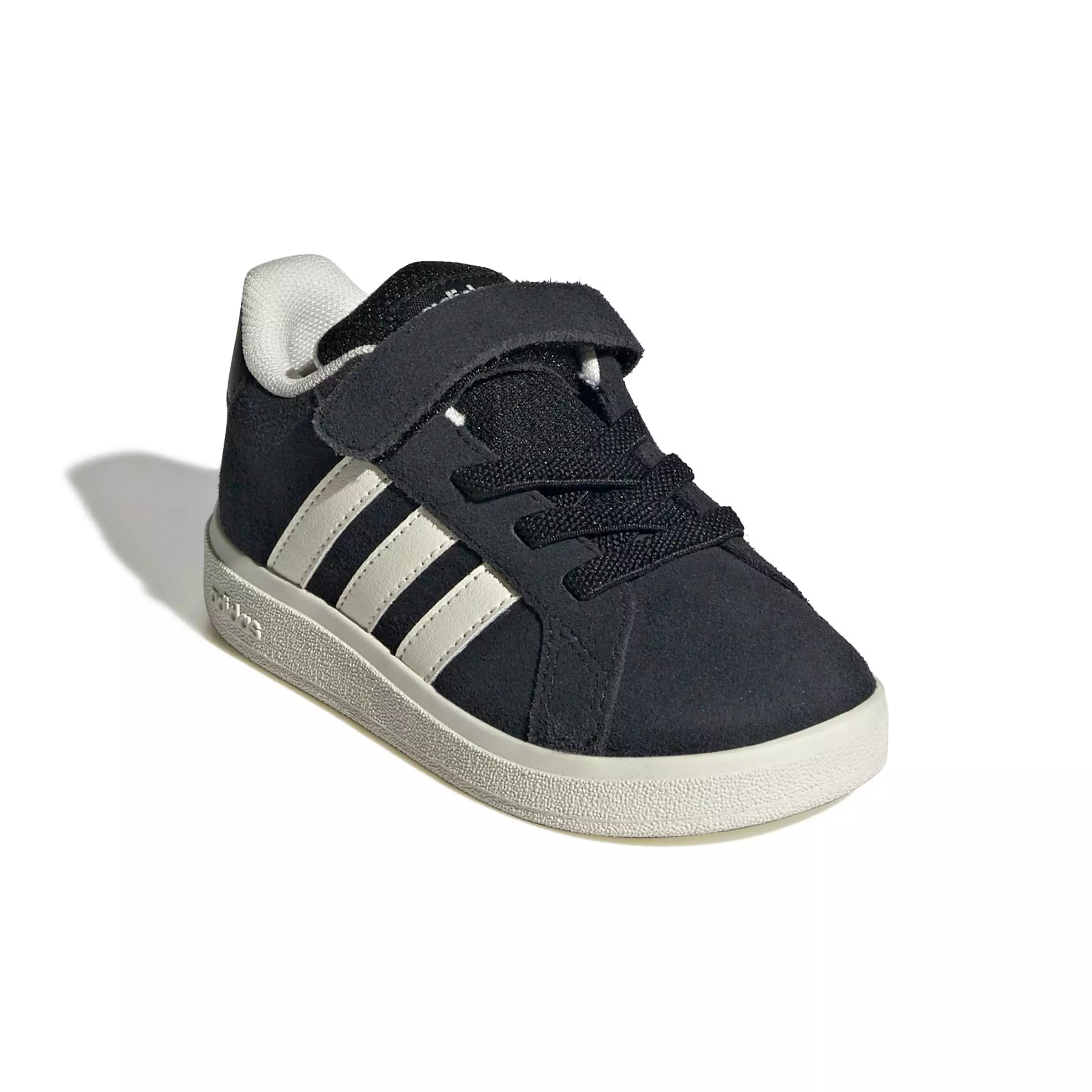 adidas Grand Court 2.0 "Core Black/Off White/Ftwr White" Infant Boys' Shoe - BLACK/OFF WHITE/WHITE
