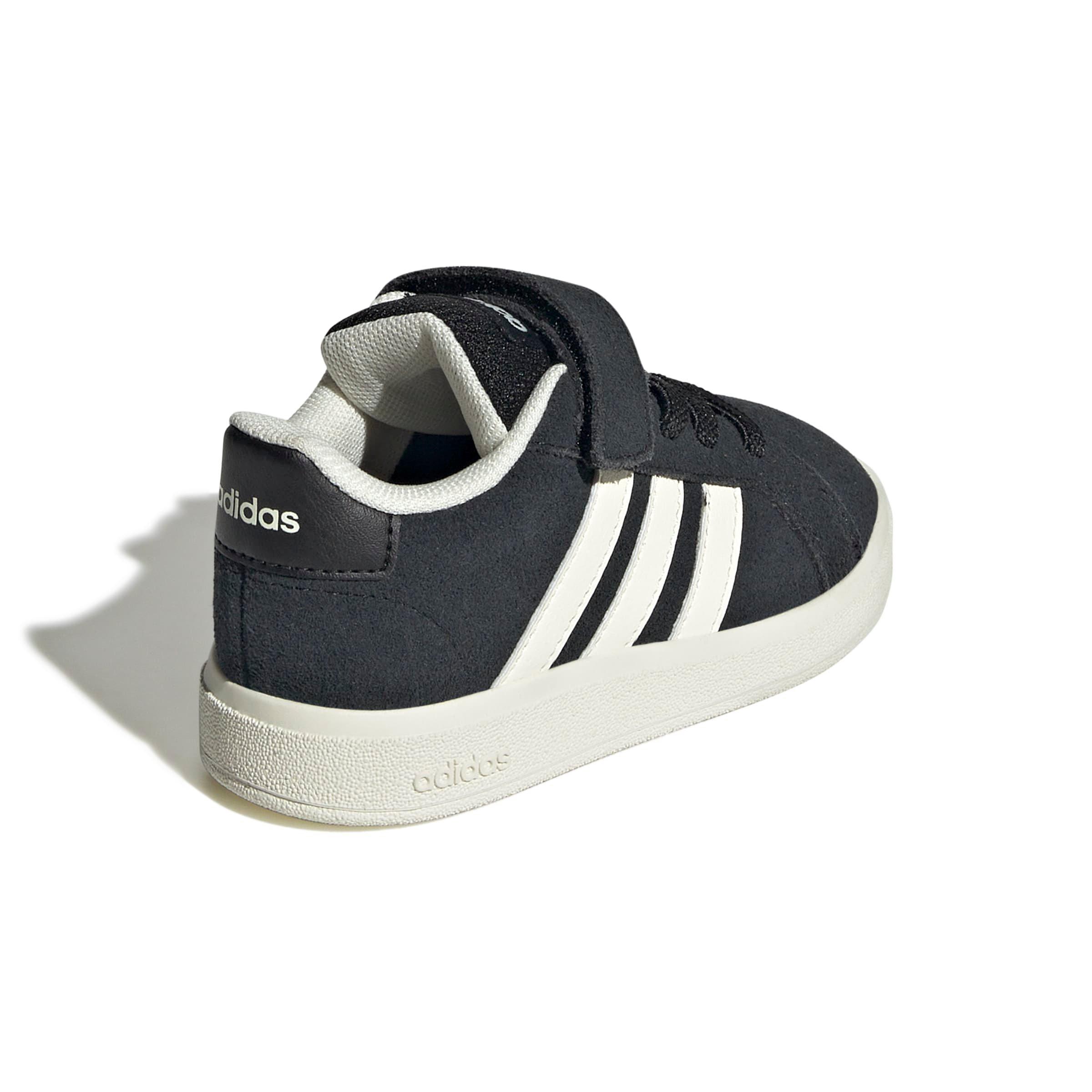 adidas Grand Court 2.0 "Core Black/Off White/Ftwr White" Infant Boys' Shoe - BLACK/OFF WHITE/WHITE