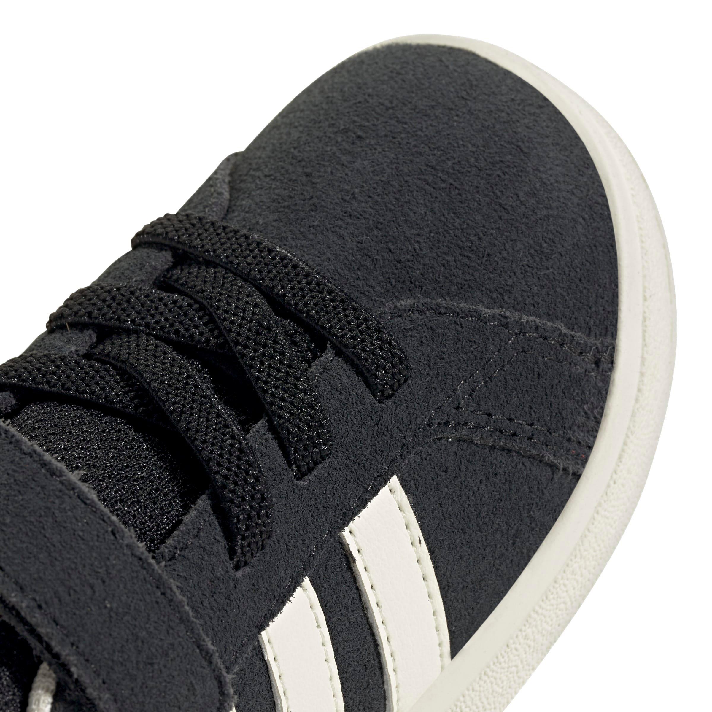 adidas Grand Court 2.0 "Core Black/Off White/Ftwr White" Infant Boys' Shoe - BLACK/OFF WHITE/WHITE