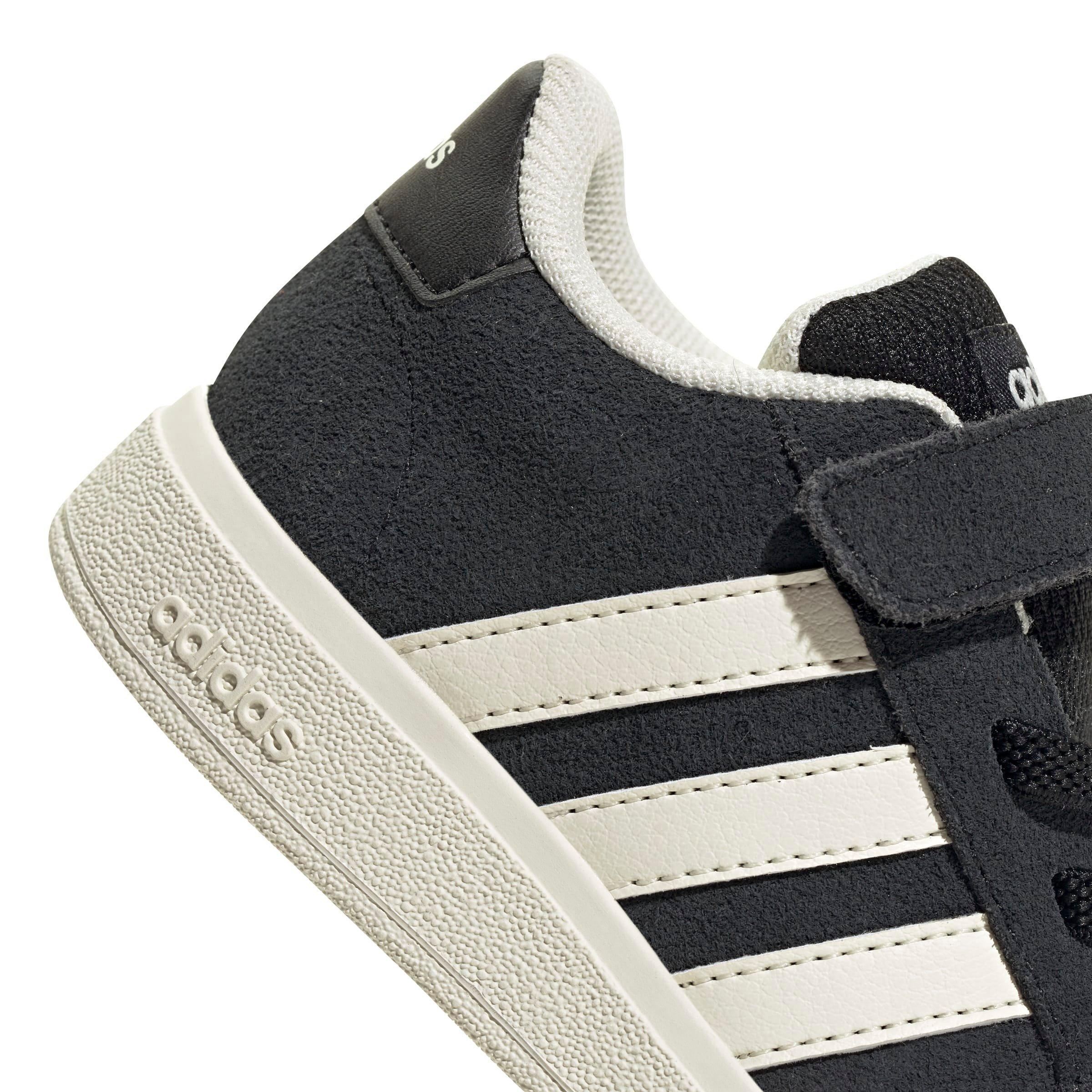 adidas Grand Court 2.0 "Core Black/Off White/Ftwr White" Infant Boys' Shoe - BLACK/OFF WHITE/WHITE