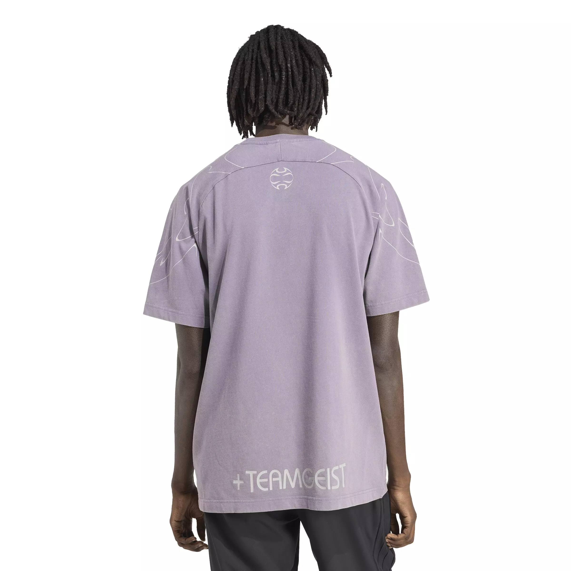 adidas Originals Men's Adilenium Season 4 Teamgeist Graphic Tee -Violet - VIOLET
