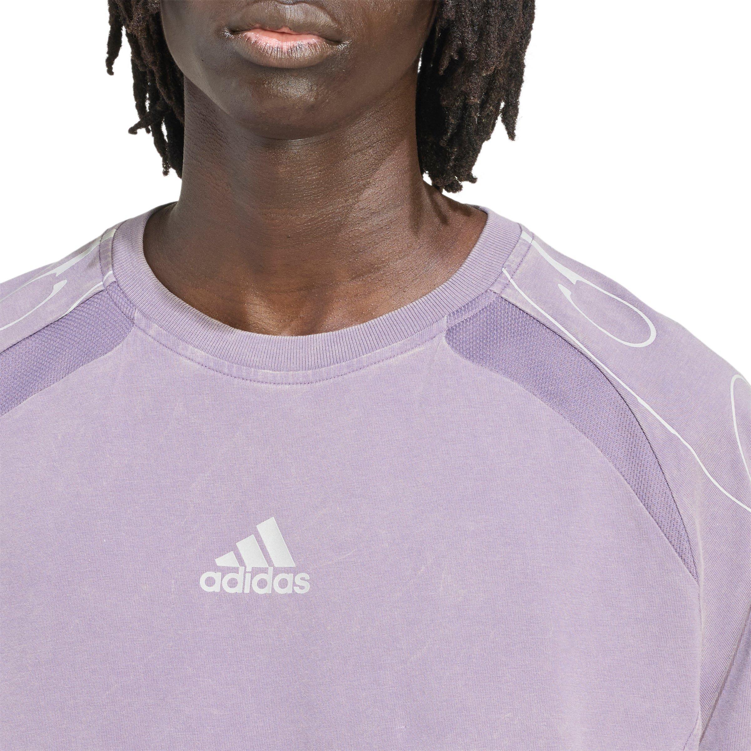 adidas Originals Men's Adilenium Season 4 Teamgeist Graphic Tee -Violet - VIOLET Thumbnail View 3