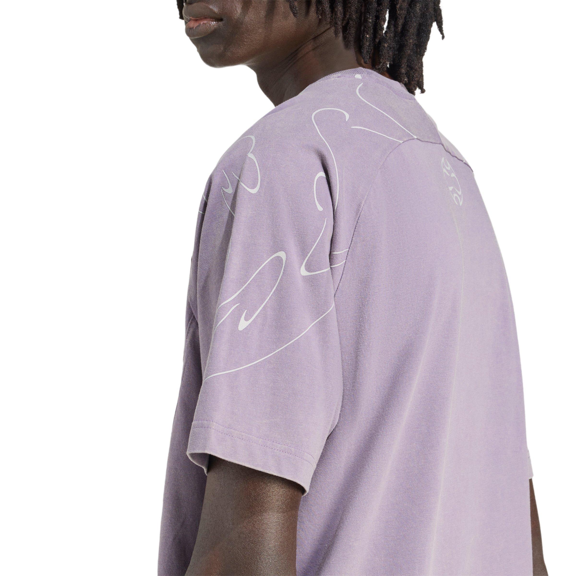 adidas Originals Men's Adilenium Season 4 Teamgeist Graphic Tee -Violet - VIOLET Thumbnail View 4