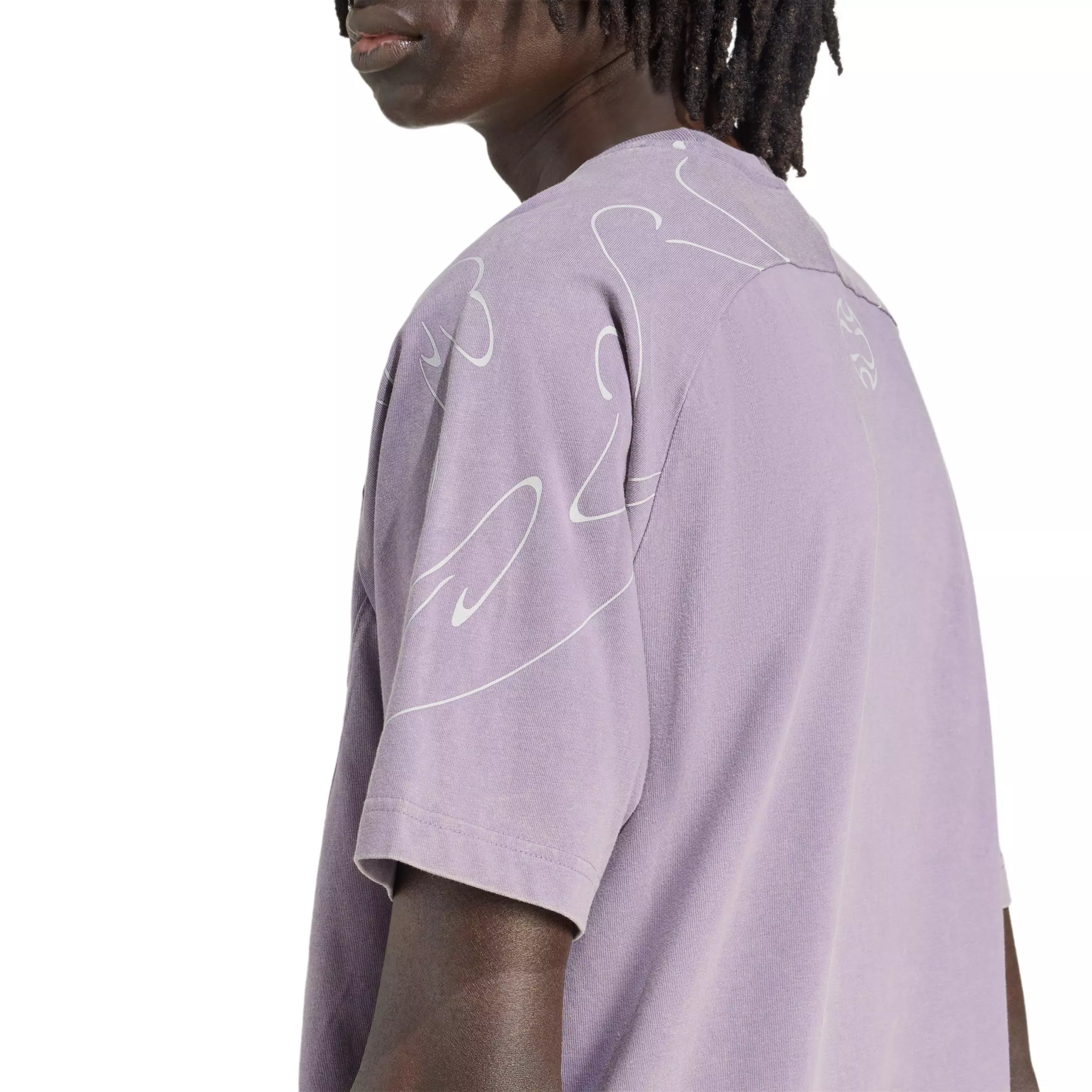 adidas Originals Men's Adilenium Season 4 Teamgeist Graphic Tee -Violet - VIOLET
