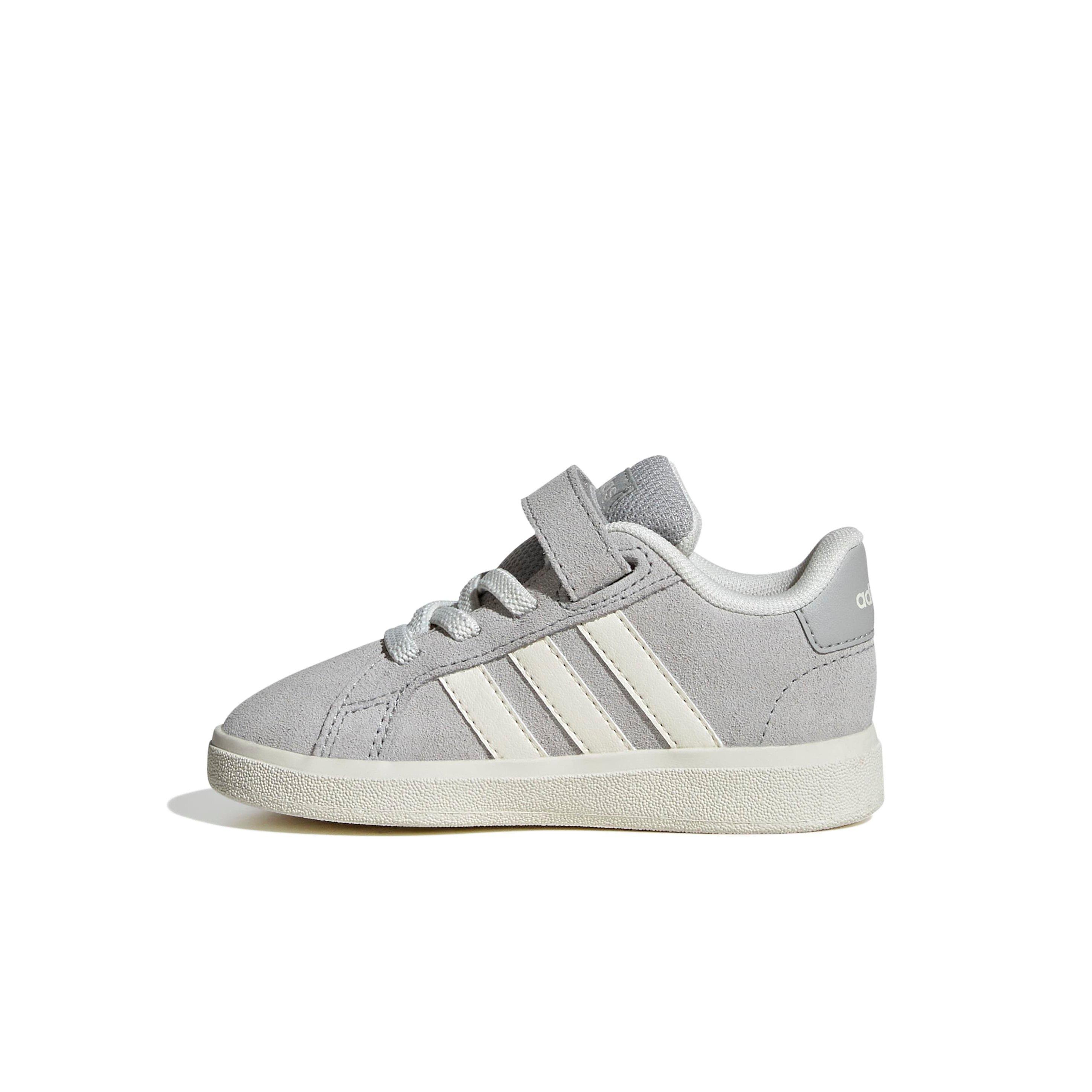adidas Grand Court 2.0 "Grey Two/Off White/Ftwr White" Infant Boys' Shoe - GREY/OFF WHITE/WHITE