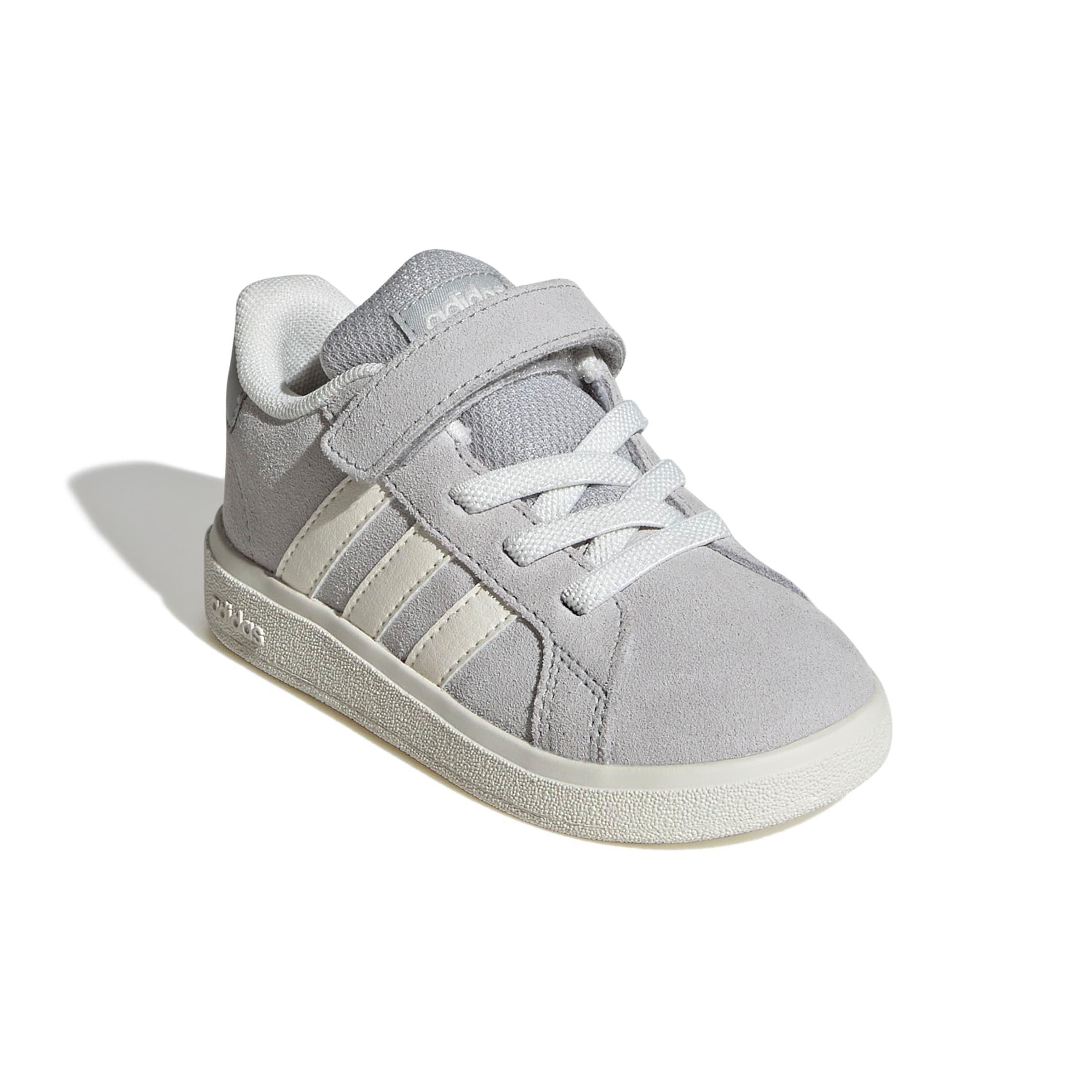 adidas Grand Court 2.0 "Grey Two/Off White/Ftwr White" Infant Boys' Shoe - GREY/OFF WHITE/WHITE