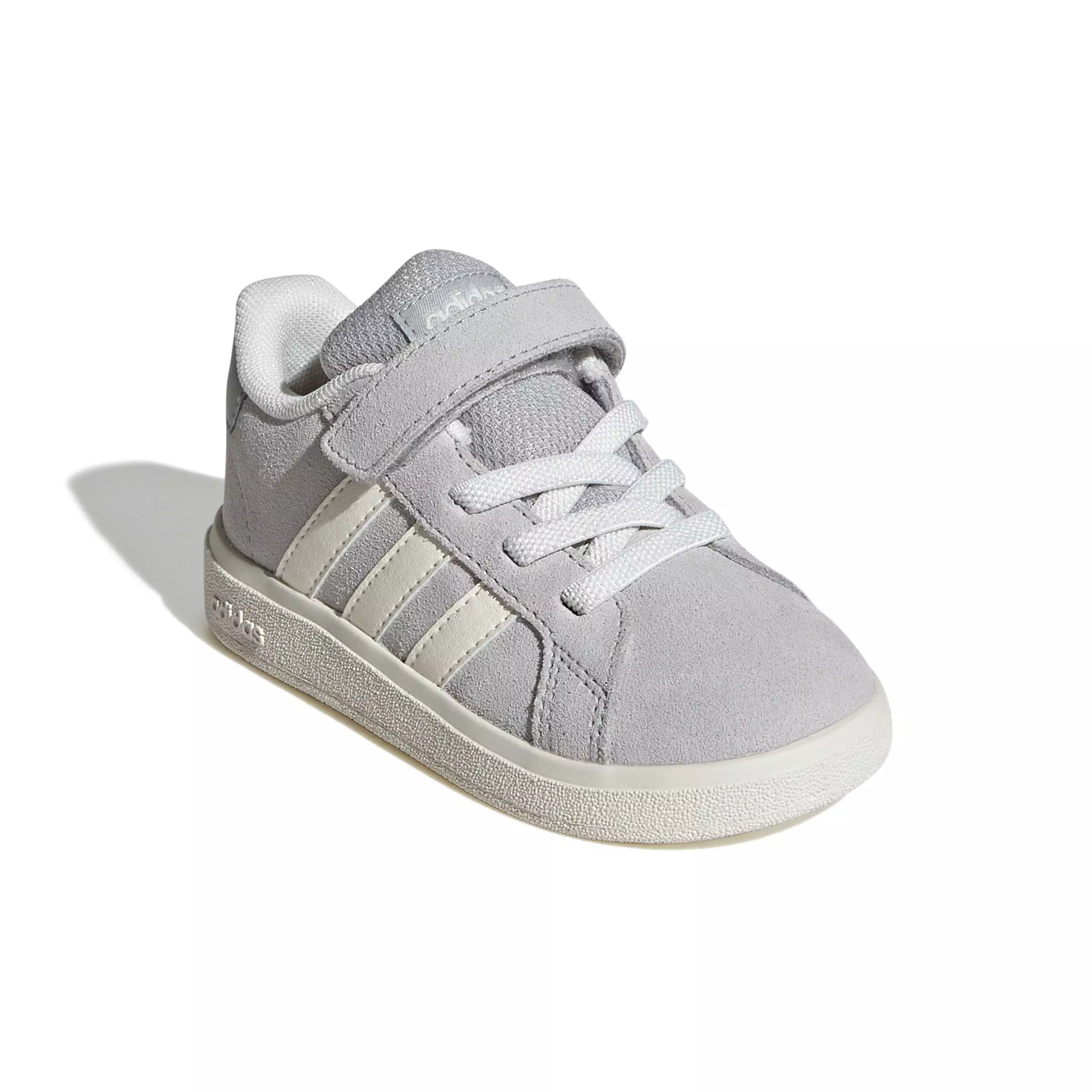 adidas Grand Court 2.0 "Grey Two/Off White/Ftwr White" Infant Boys' Shoe - GREY/OFF WHITE/WHITE