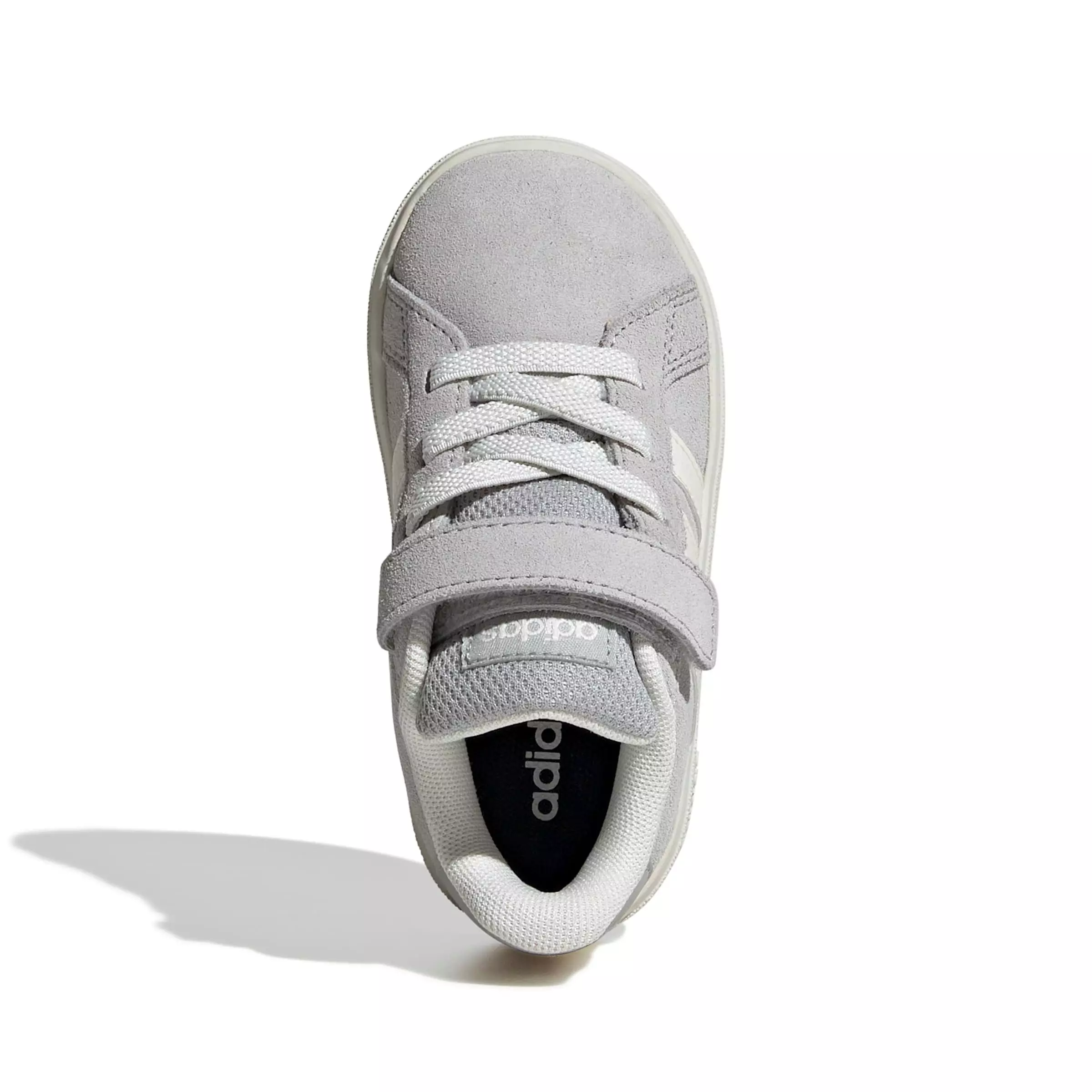 adidas Grand Court 2.0 "Grey Two/Off White/Ftwr White" Infant Boys' Shoe - GREY/OFF WHITE/WHITE