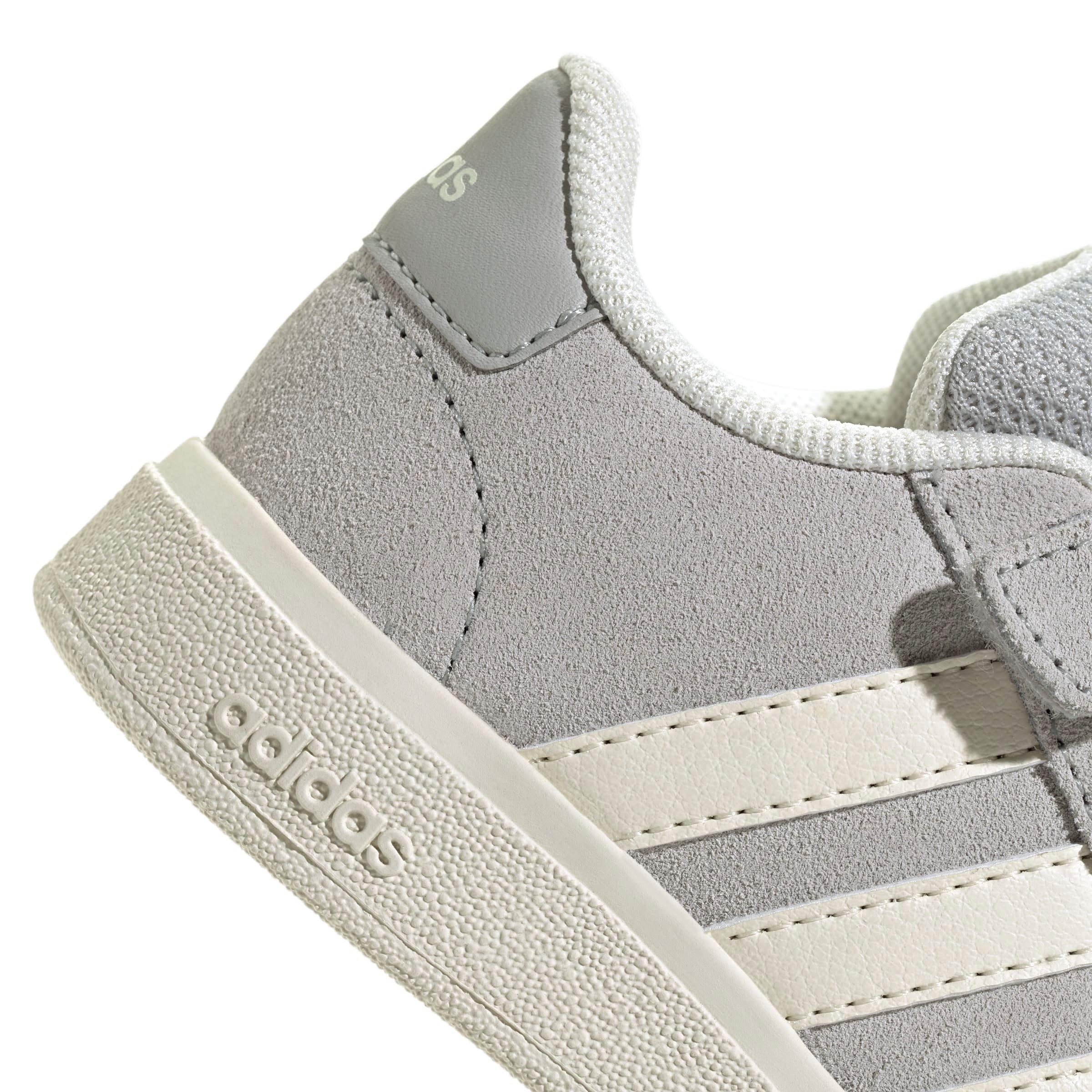 adidas Grand Court 2.0 "Grey Two/Off White/Ftwr White" Infant Boys' Shoe - GREY/OFF WHITE/WHITE