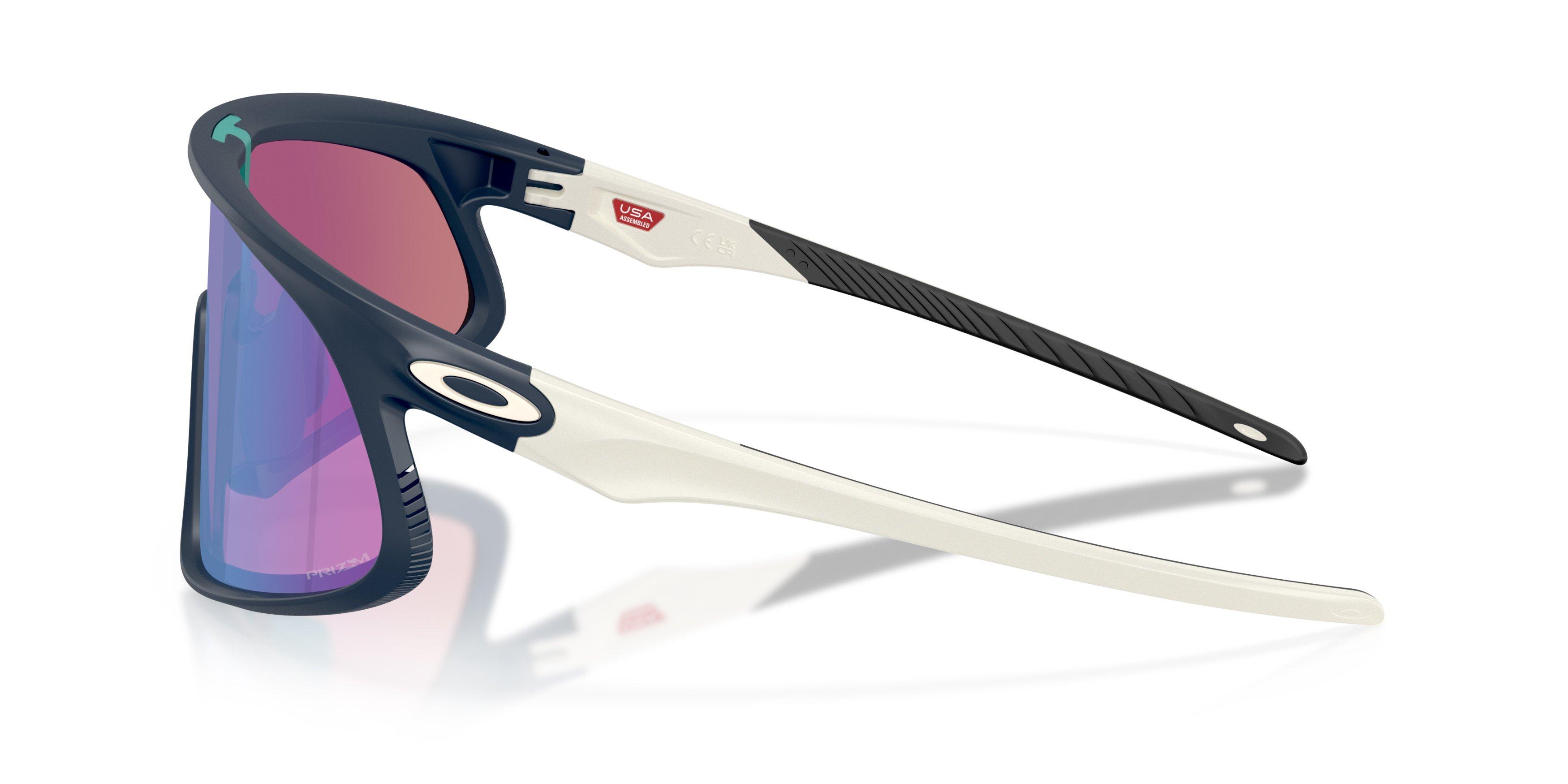 Oakley RSLV Prizm Road Jade Sunglasses - Matte Abyss - BLUE/GREEN Thumbnail View 8