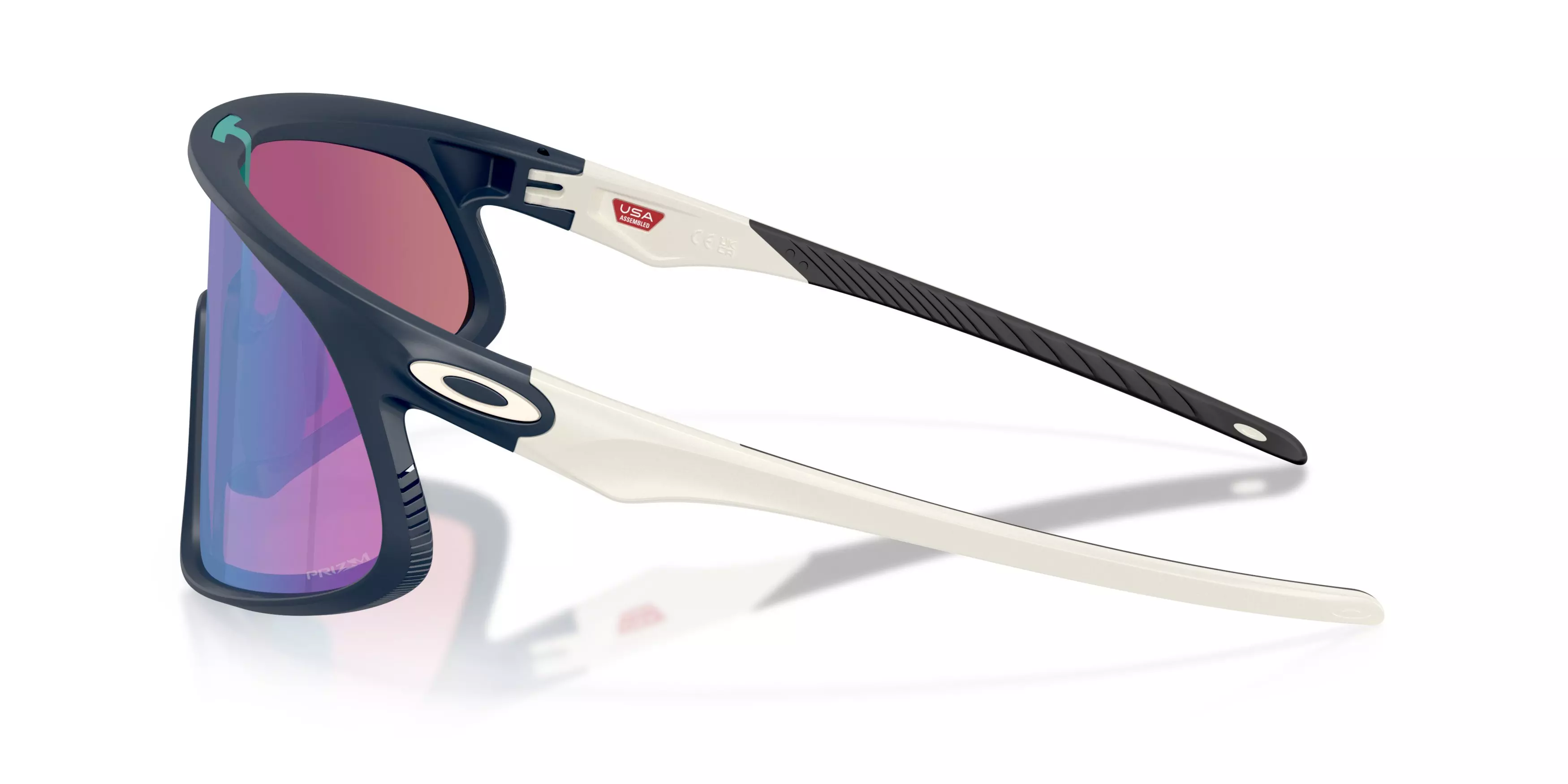 Oakley RSLV Prizm Road Jade Sunglasses - Matte Abyss - BLUE/GREEN