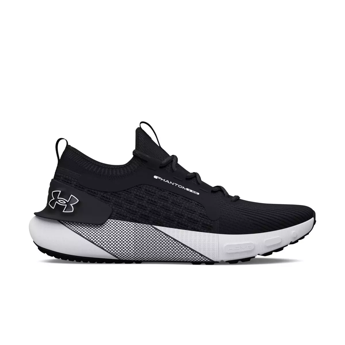 Under Armour HOVR Phantom 3 SE "Black/Jet Gray/White" Men's Running Shoe - BLACK/GREY/WHITE