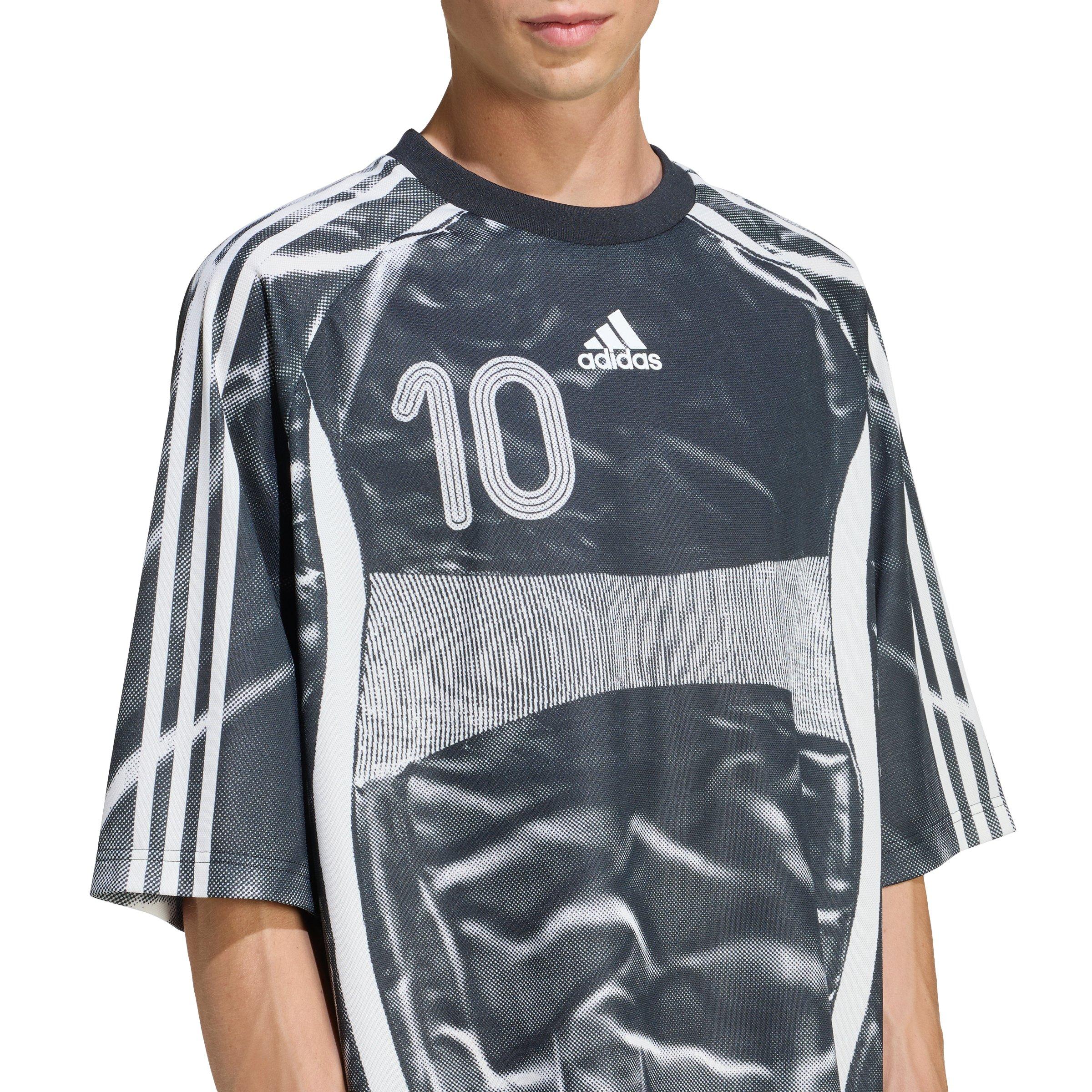 adidas Originals Men's Adilenium Season 4 Teamgeist Printed Jersey - Black - BLACK Thumbnail View 3