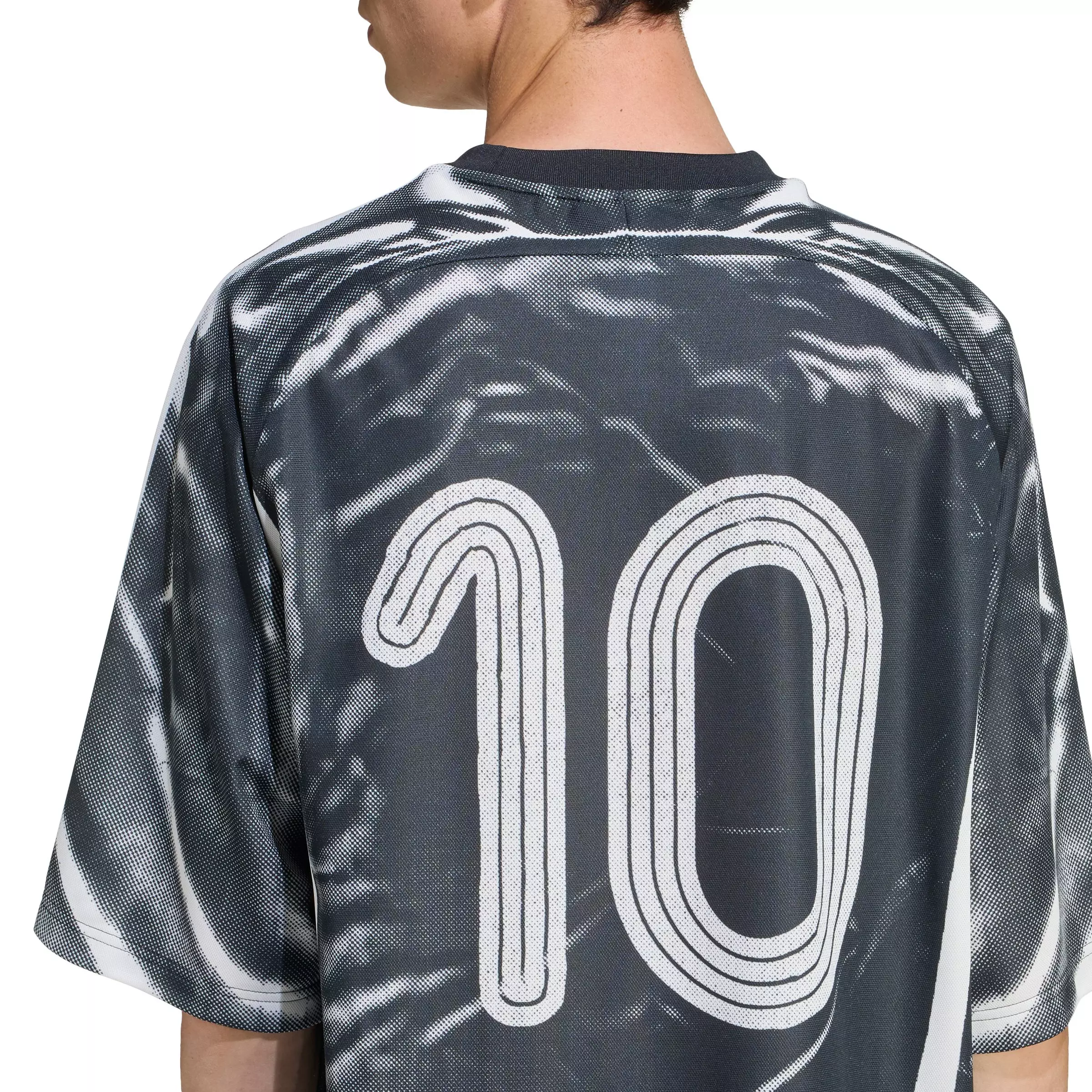 adidas Originals Men's Adilenium Season 4 Teamgeist Printed Jersey -Black - BLACK