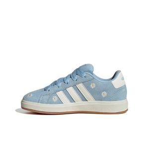 adidas Grand Court 00s "Clear Sky/Off White/Gum 10" Preschool Girls' Shoe - SKY/OFF WHITE/GUM