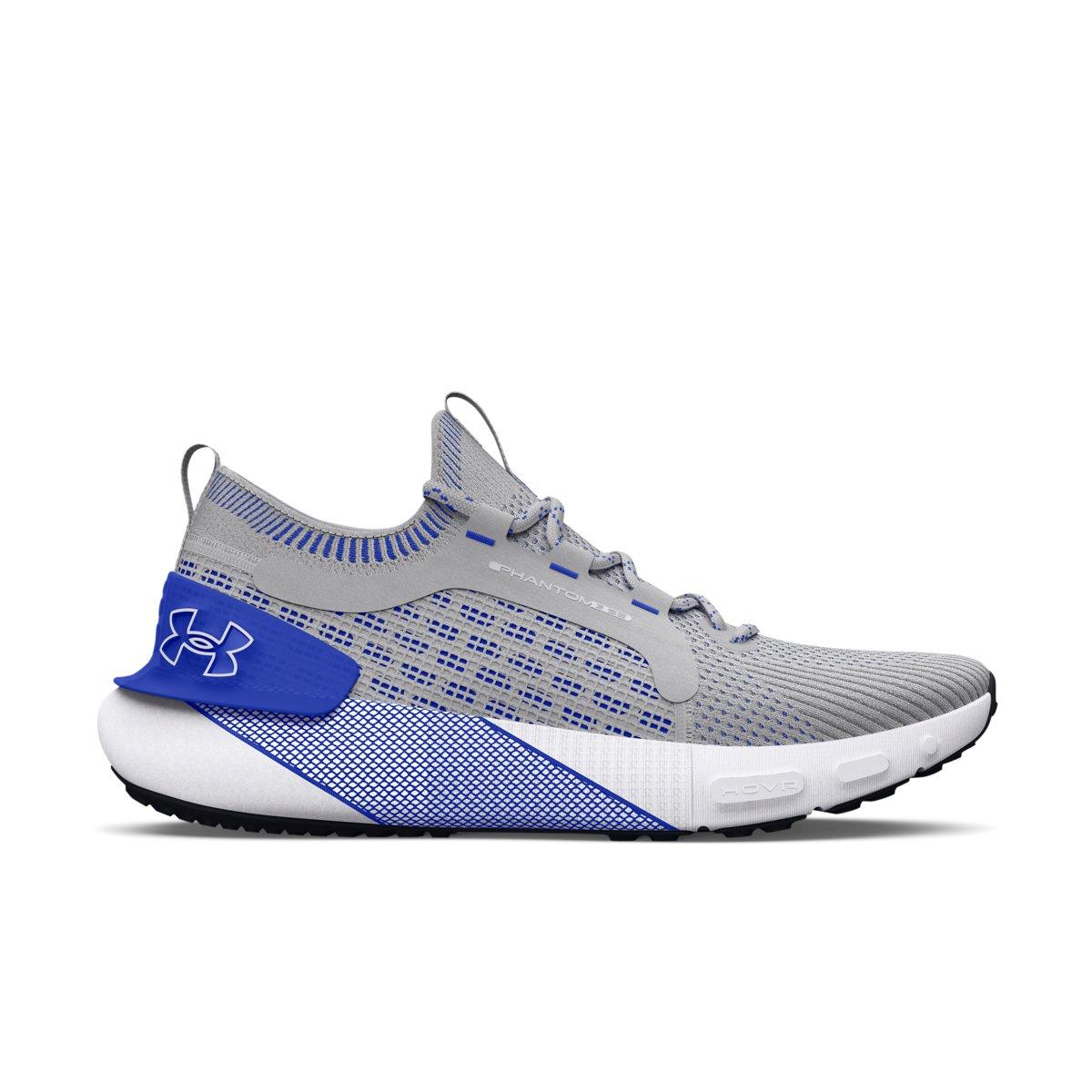 Under Armour HOVR Phantom 3 SE "Halo Grey/Versa Blue/White" Men's Running Shoe - GREY/BLUE/WHITE Thumbnail View 1