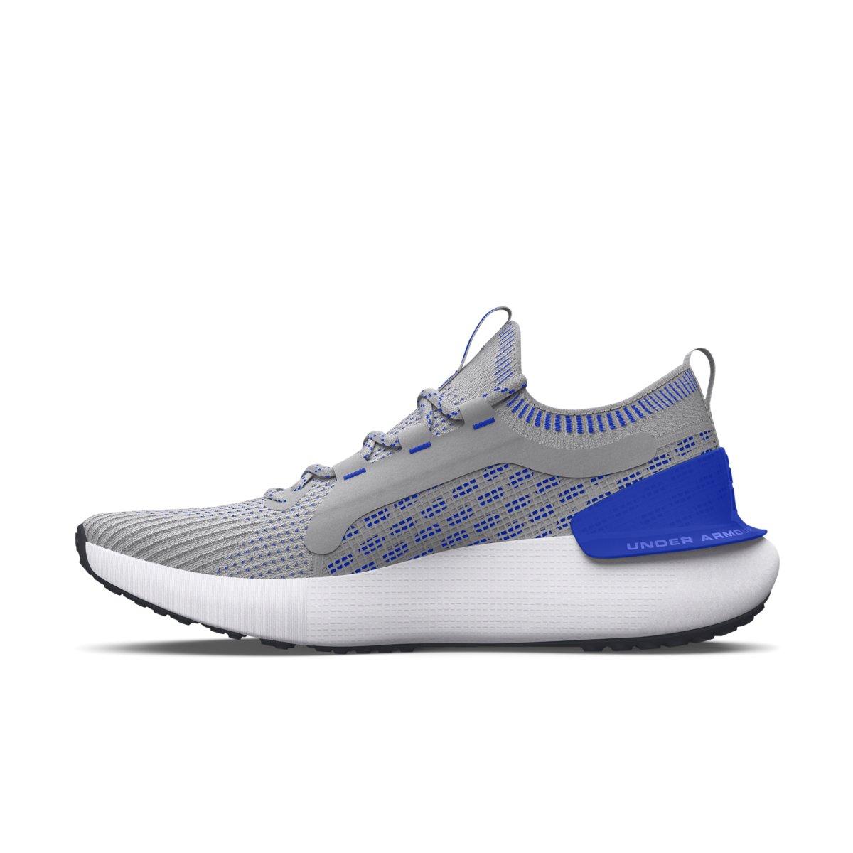 Under Armour HOVR Phantom 3 SE "Halo Grey/Versa Blue/White" Men's Running Shoe - GREY/BLUE/WHITE Thumbnail View 2