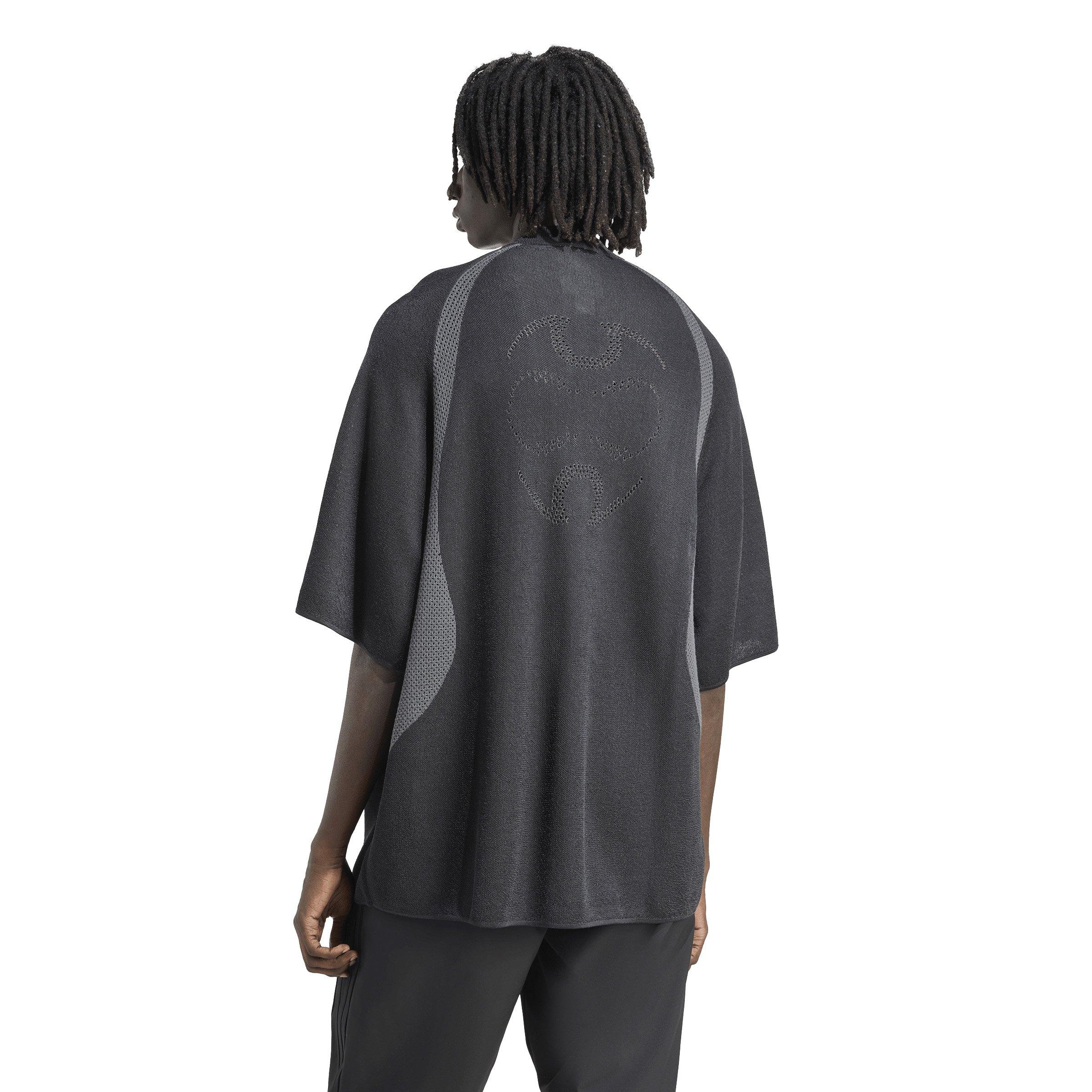 adidas Originals Men's Adilenium Season 4 Teamgeist Knitted Jersey -Black - BLACK Thumbnail View 2