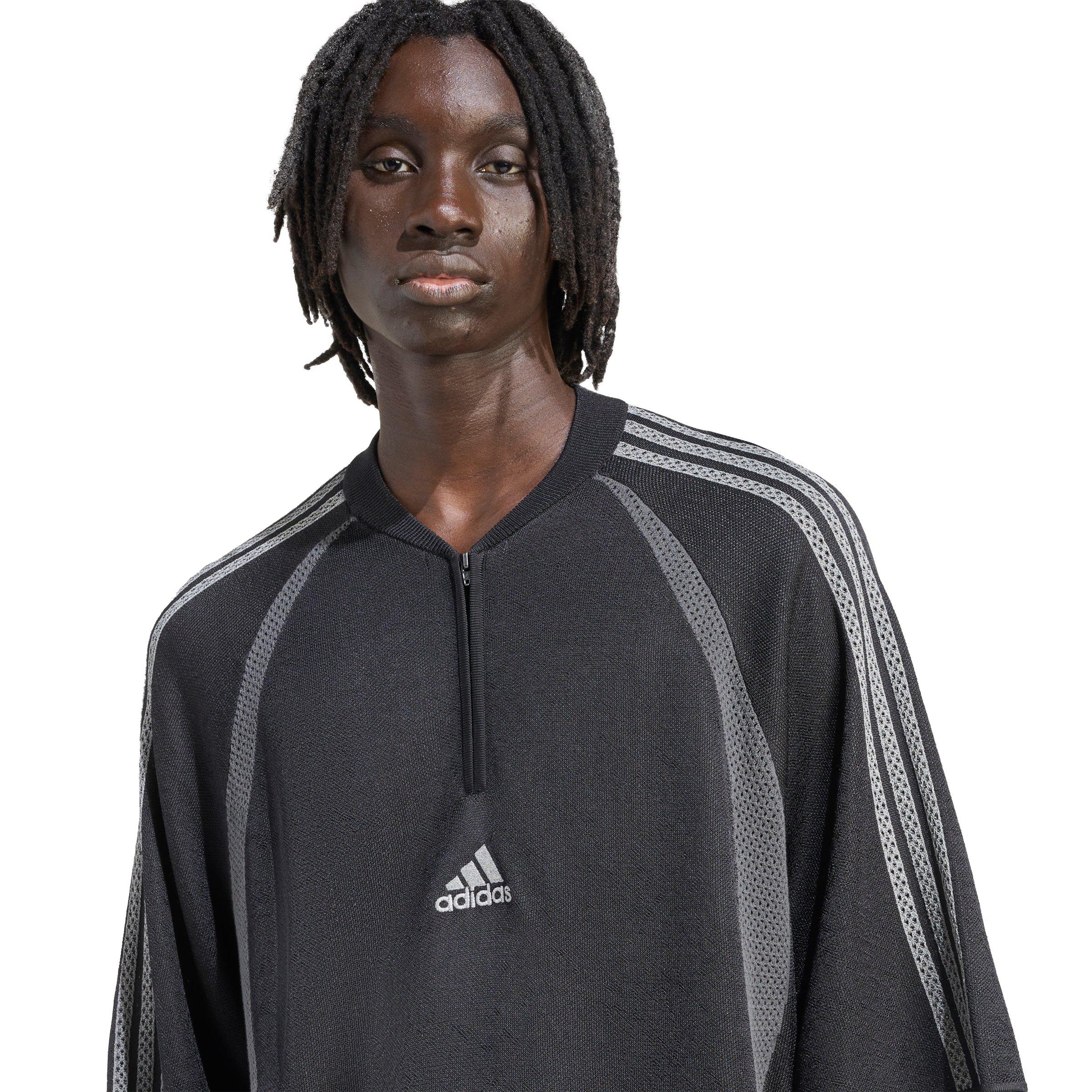 adidas Originals Men's Adilenium Season 4 Teamgeist Knitted Jersey -Black - BLACK Thumbnail View 3