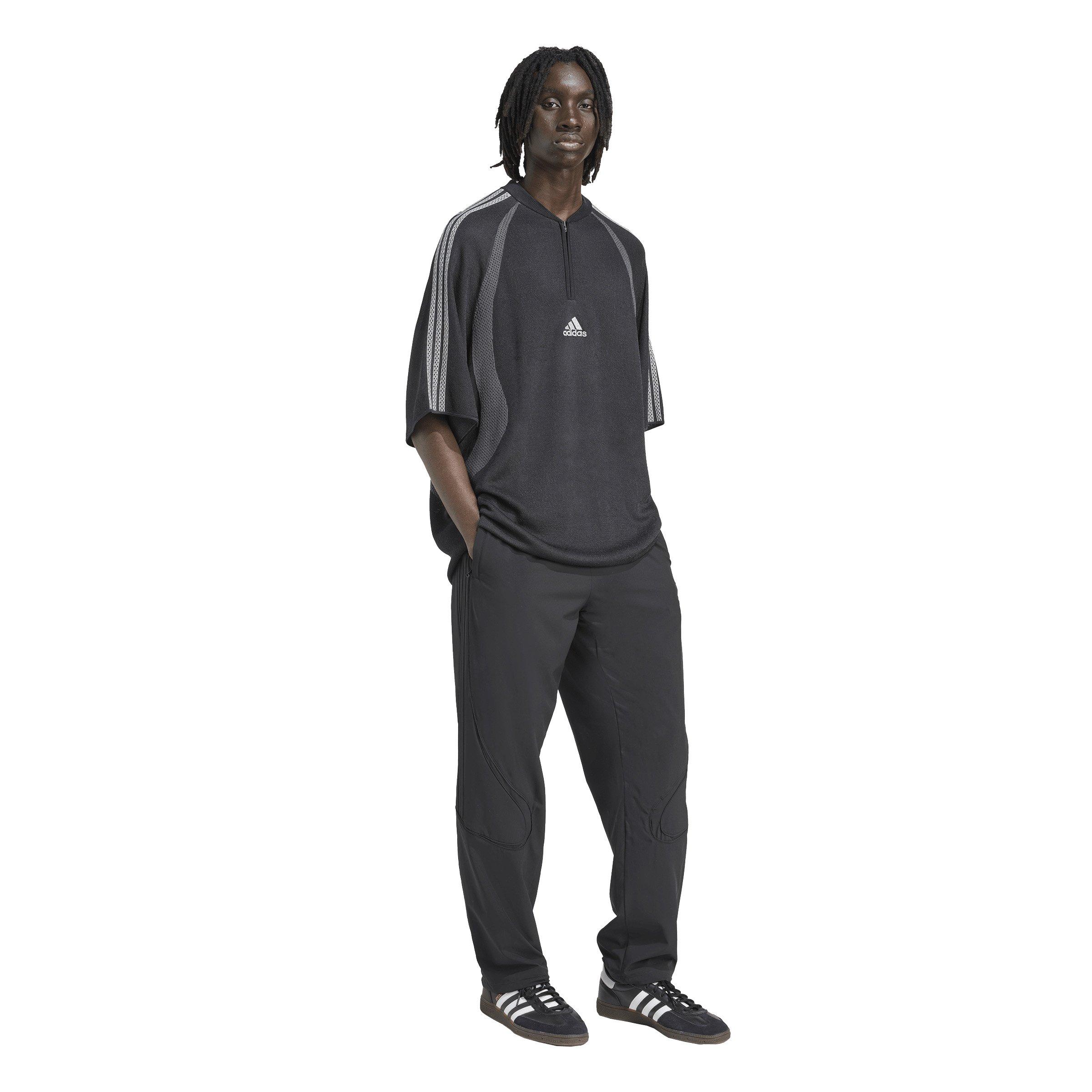 adidas Originals Men's Adilenium Season 4 Teamgeist Knitted Jersey -Black - BLACK Thumbnail View 5