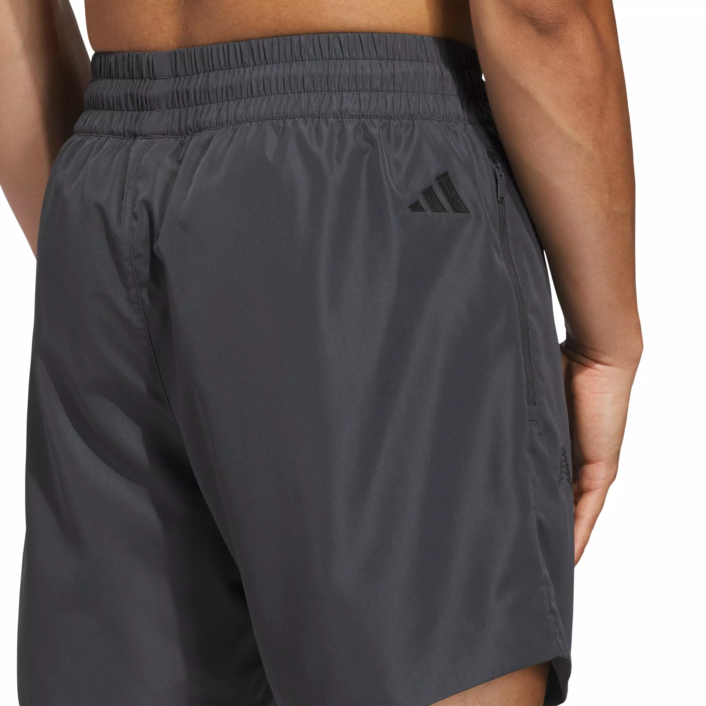 adidas Men's Anthony Edwards Foundation Basketball Shorts -Grey - GREY