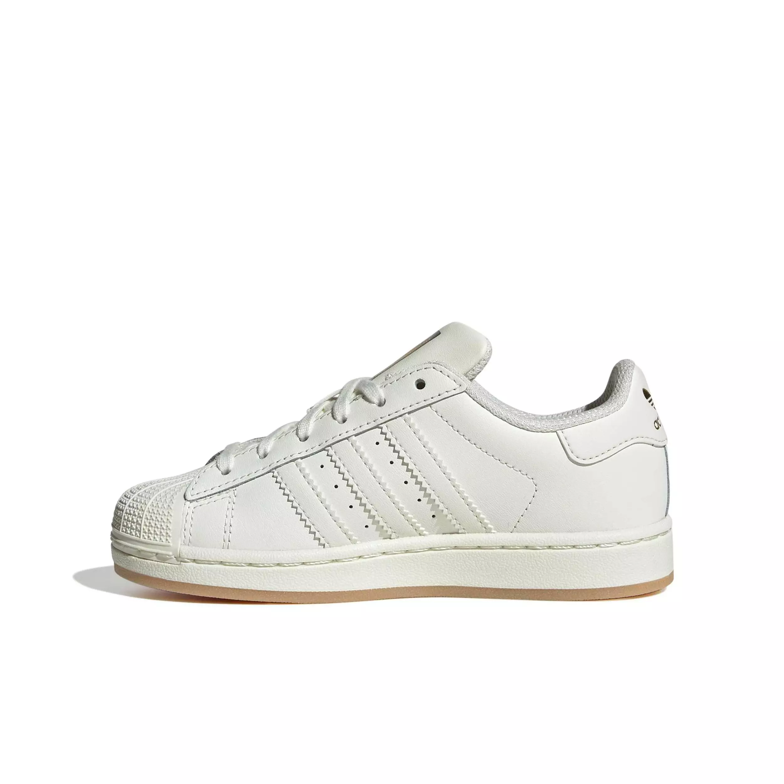 adidas Originals Superstar Messi "Ivory/Ivory/Gold Metallic" Preschool Boys' Shoe - IVORY/IVORY/GOLD