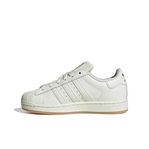 adidas Originals Superstar Messi "Ivory/Ivory/Gold Metallic" Preschool Boys' Shoe - IVORY/IVORY/GOLD