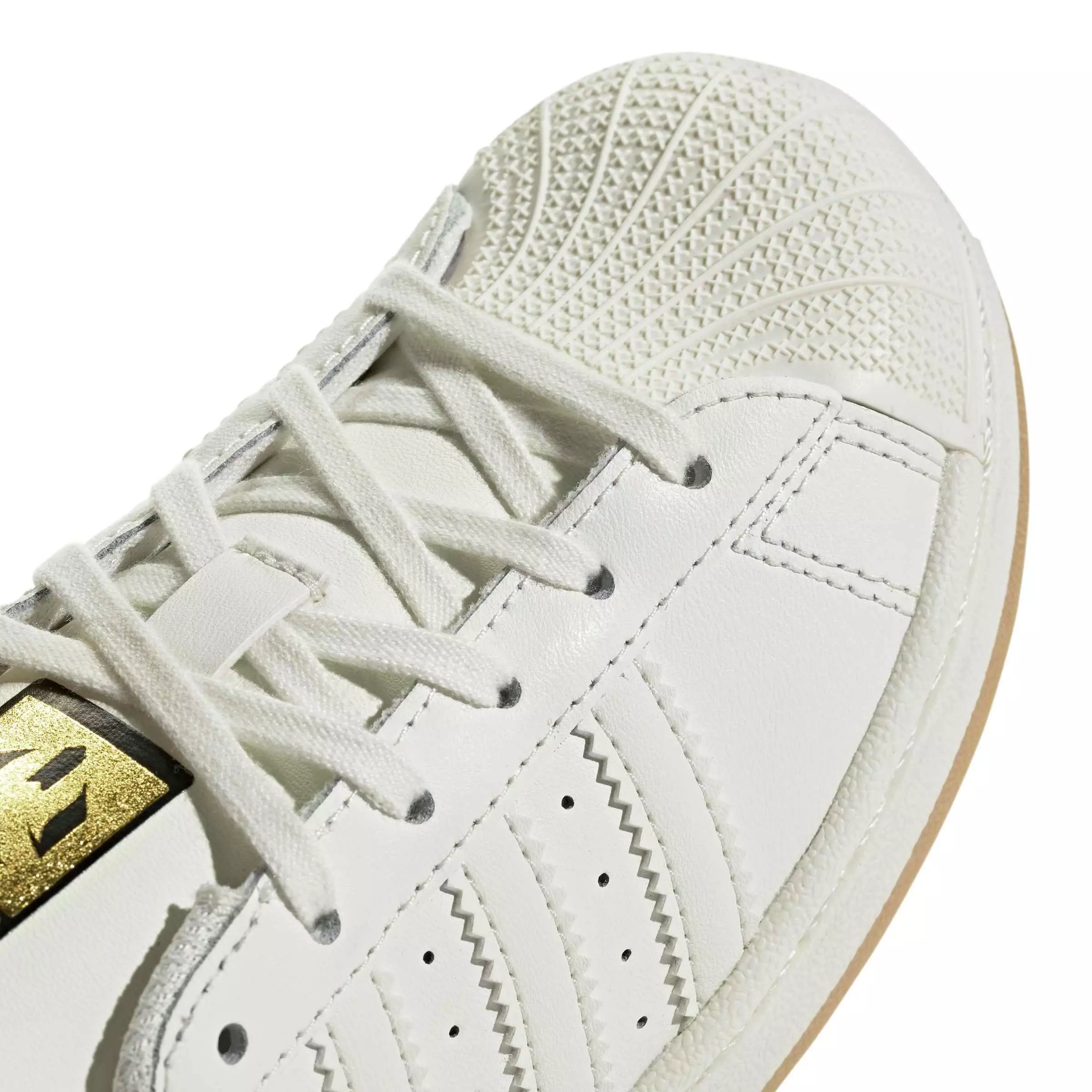 adidas Originals Superstar Messi "Ivory/Ivory/Gold Metallic" Preschool Boys' Shoe - IVORY/IVORY/GOLD