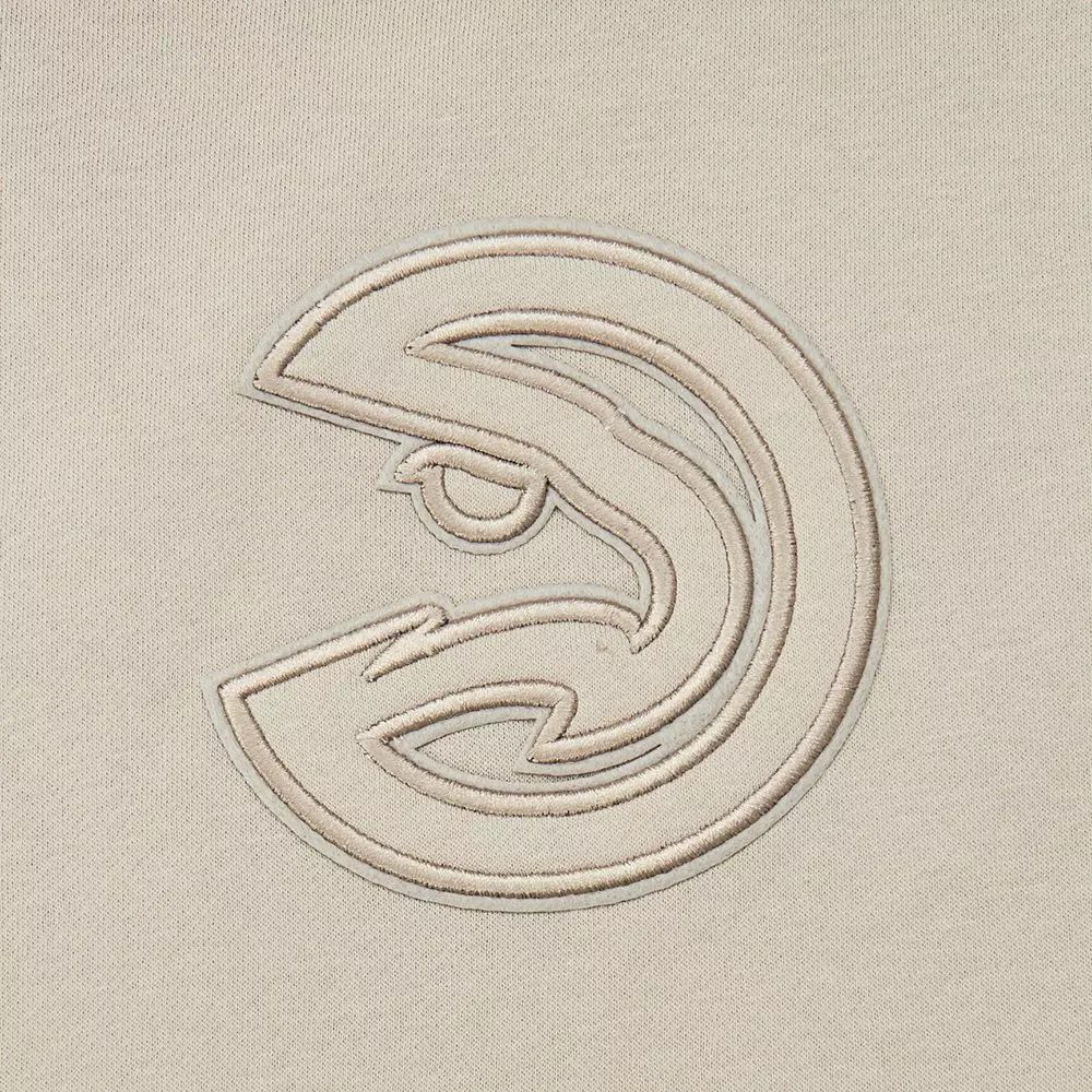 Pro Standard Big Boys' NBA​ Atlanta Hawks​ Fleece Crewneck Sweatshirt - Stone - STONE