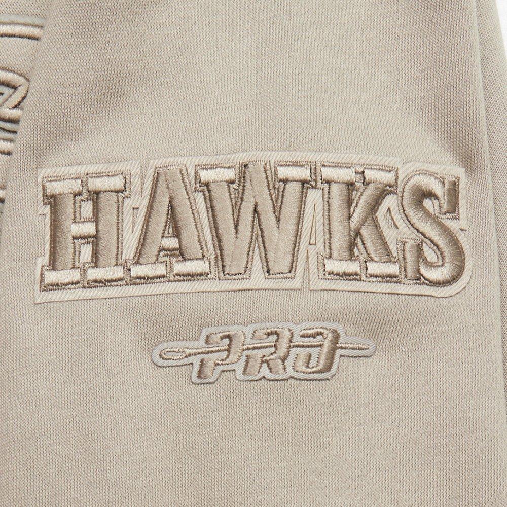 Pro Standard Big Boys' NBA​ Atlanta Hawks​ Fleece Crewneck Sweatshirt -Stone - STONE Thumbnail View 4