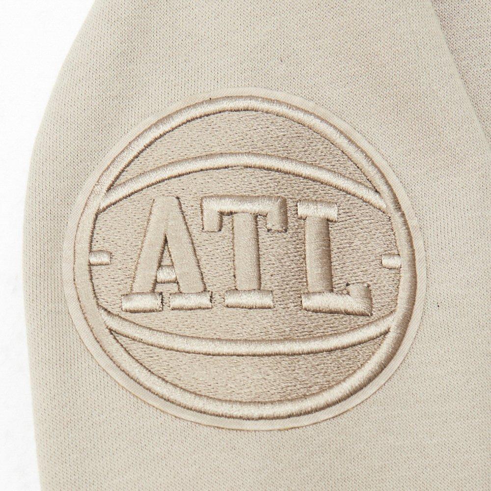 Pro Standard Big Boys' NBA​ Atlanta Hawks​ Fleece Crewneck Sweatshirt -Stone - STONE Thumbnail View 5