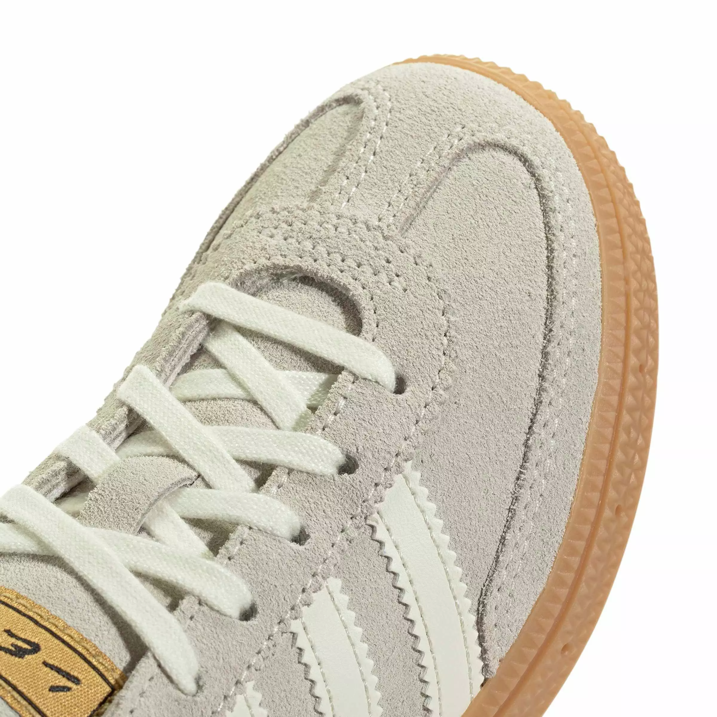 adidas Originals Handball Spezial Messi "Ivory/Ivory/Gold Metallic" Preschool Girls' Shoe - IVORY/IVORY/GOLD