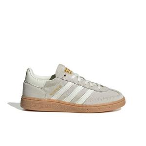 adidas Originals Handball Spezial Messi "Ivory/Ivory/Gold Metallic" Preschool Girls' Shoe - IVORY/IVORY/GOLD
