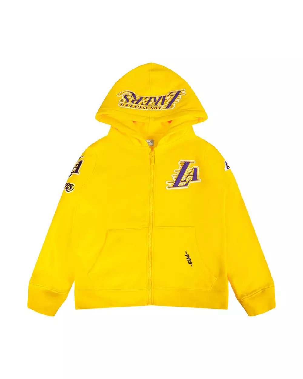 Pro Standard Big Boys'​ NBA LA Lakers​ Fleece FZ​ PO Jacket - Yellow - YELLOW