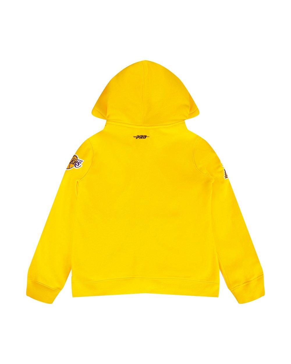 Pro Standard Big Boys'​ NBA LA Lakers​ Fleece FZ​ PO Jacket - Yellow - YELLOW Thumbnail View 2