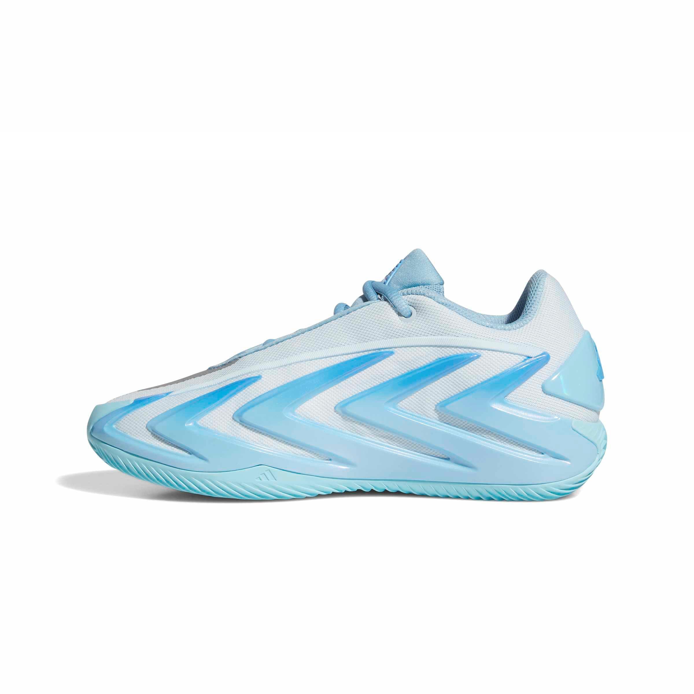 adidas Anthony Edwards 3 "Cold Blooded" Grade School Kids' Basketball Shoe - SKY/BLUE/GREY