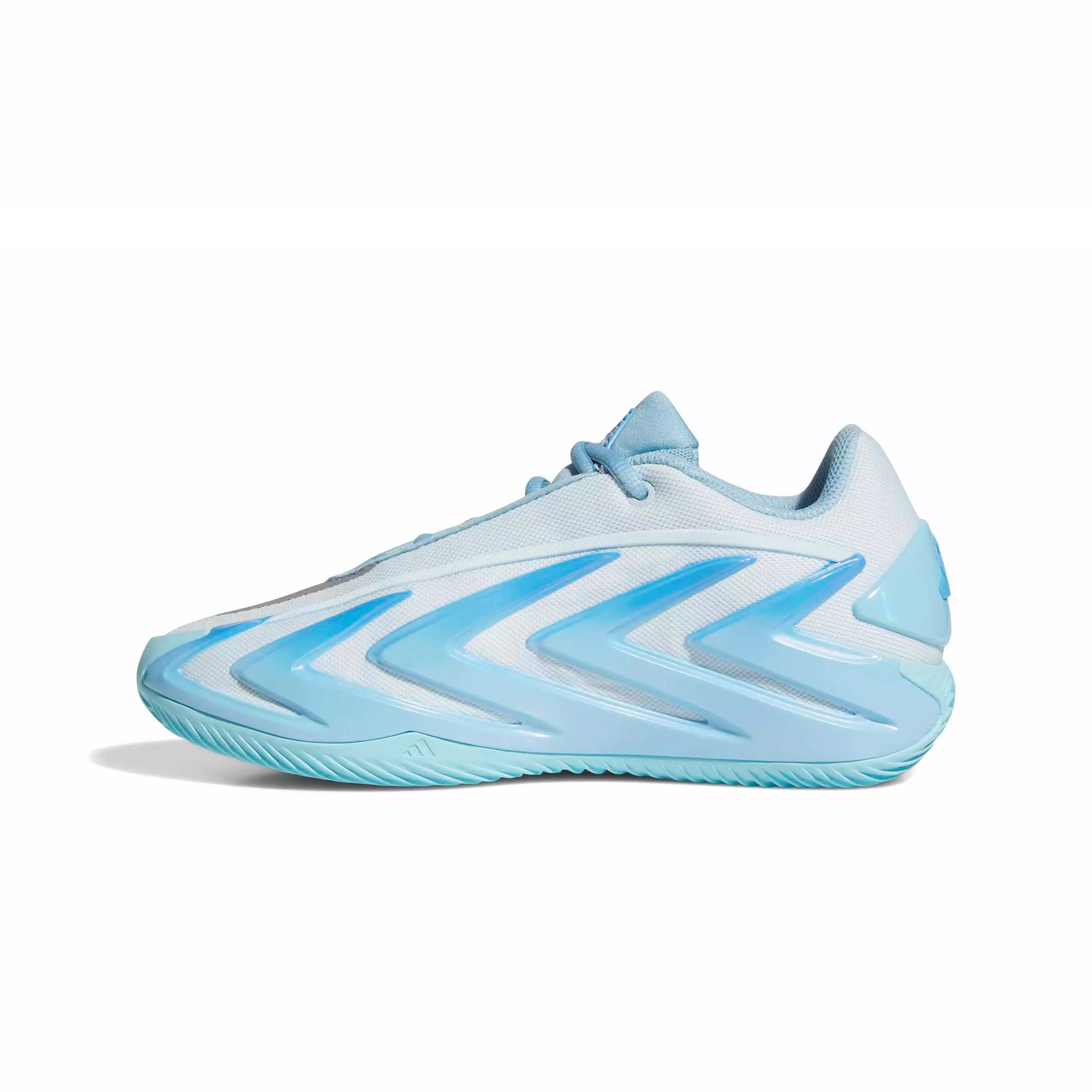adidas Anthony Edwards 3 "Cold Blooded" Grade School Kids' Basketball Shoe - SKY/BLUE/GREY