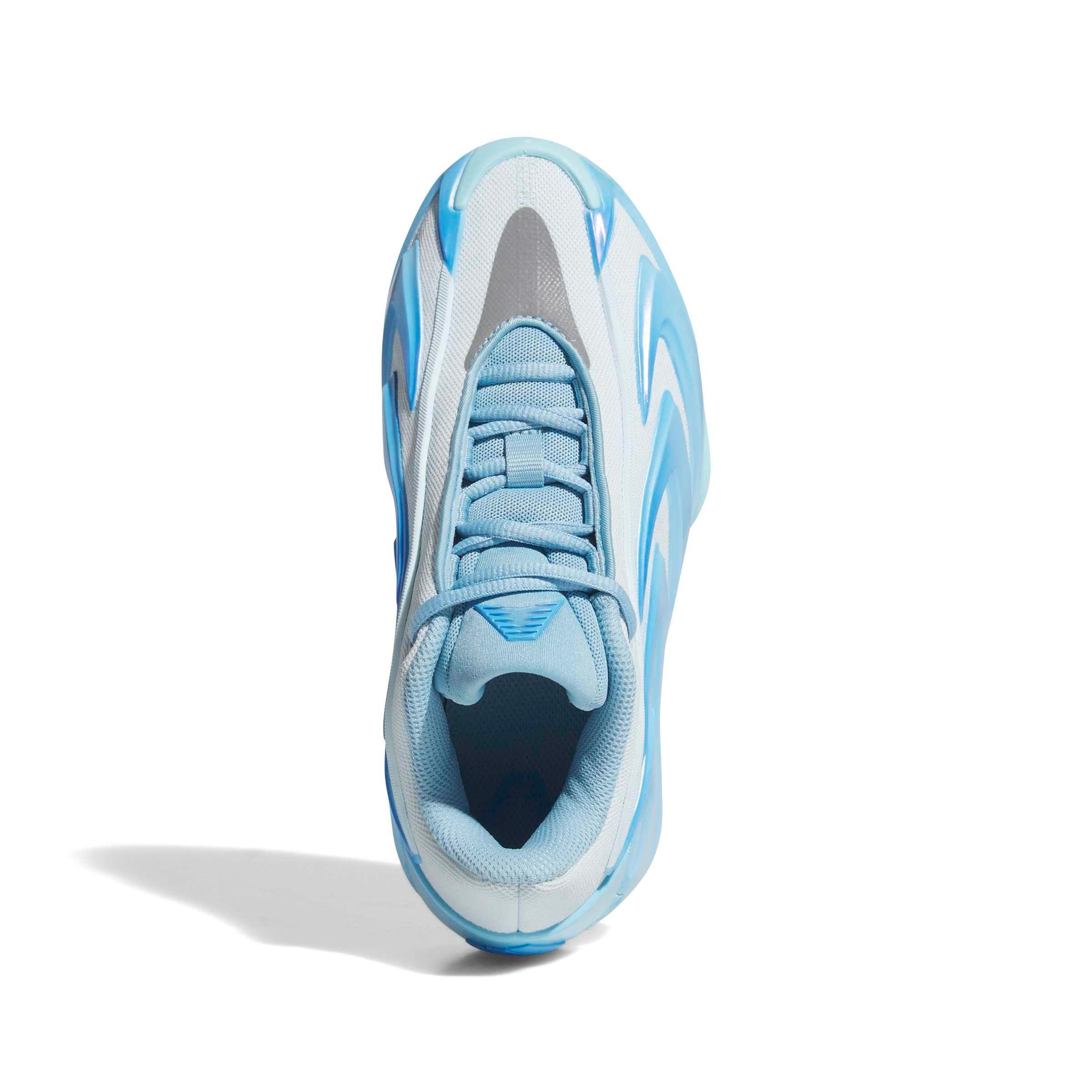 adidas Anthony Edwards 3 "Cold Blooded" Grade School Kids' Basketball Shoe - SKY/BLUE/GREY