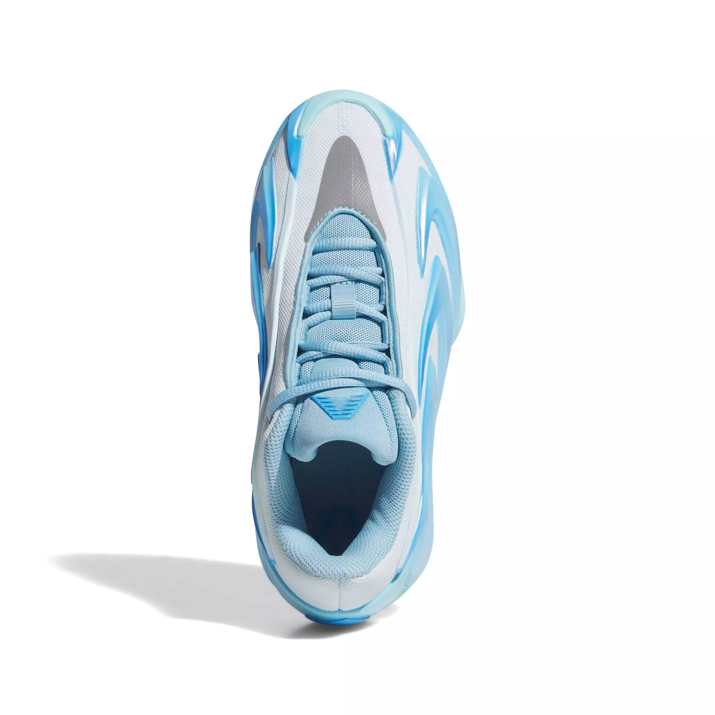 adidas Anthony Edwards 3 "Cold Blooded" Grade School Kids' Basketball Shoe - SKY/BLUE/GREY