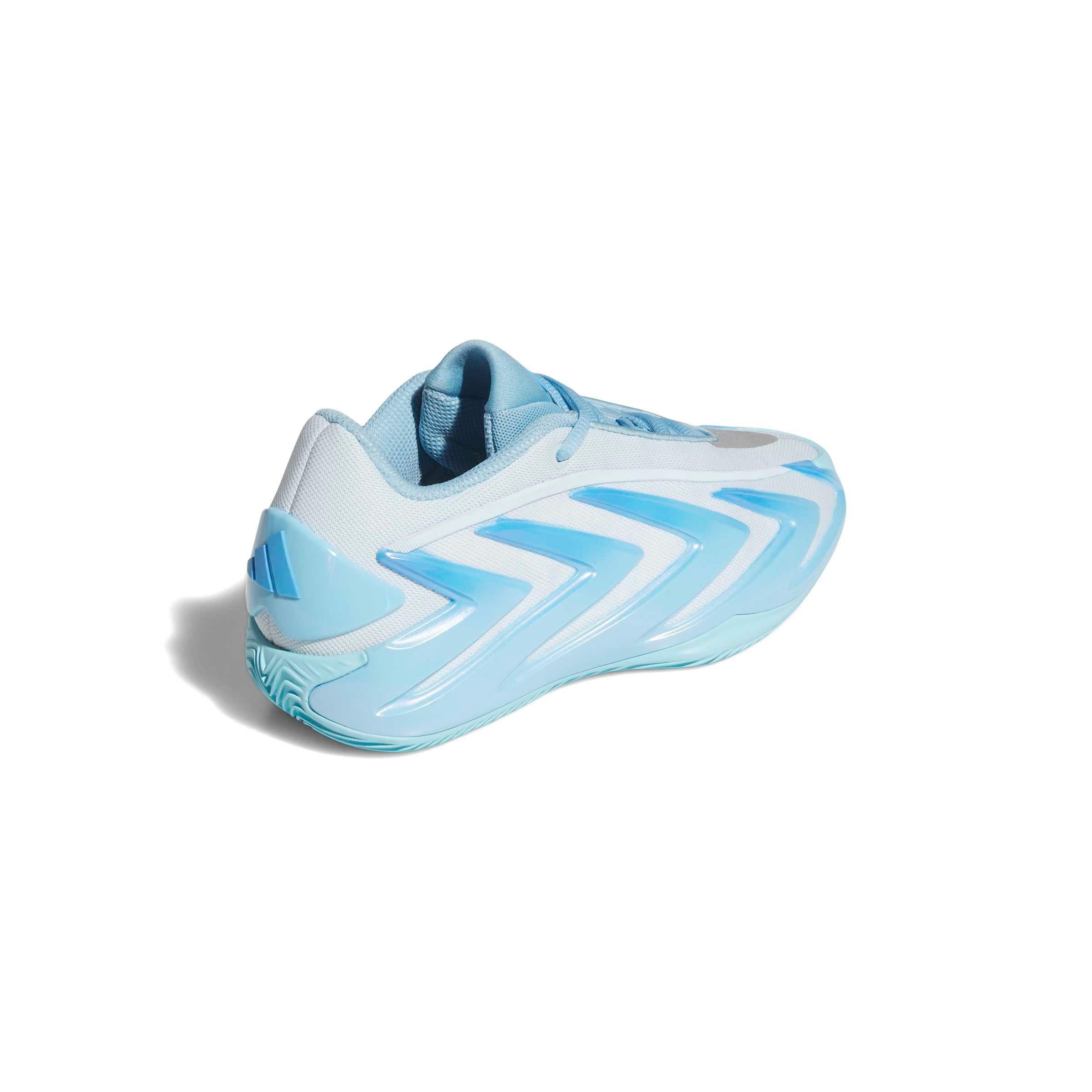 adidas Anthony Edwards 3 "Cold Blooded" Grade School Kids' Basketball Shoe - SKY/BLUE/GREY