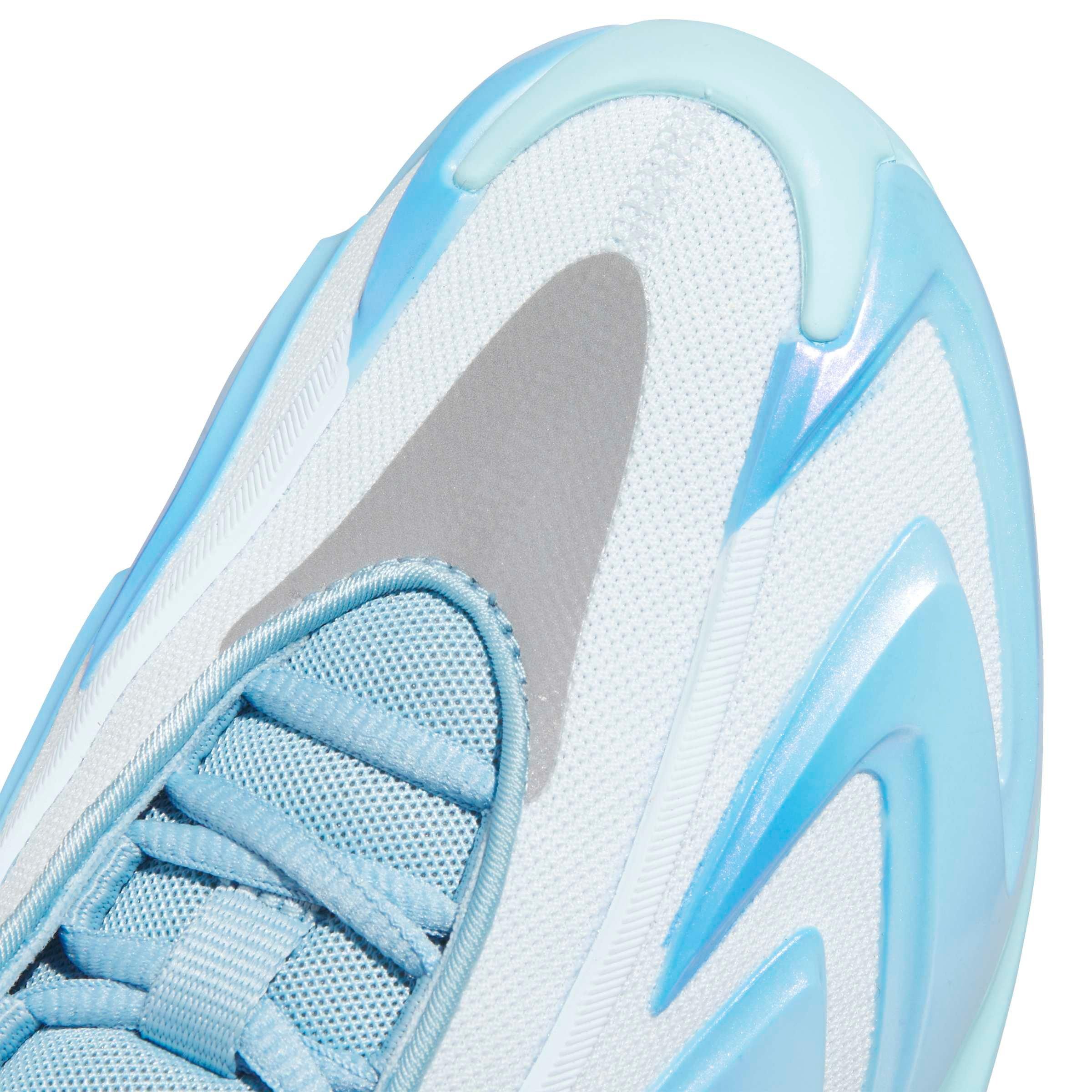 adidas Anthony Edwards 3 "Cold Blooded" Grade School Kids' Basketball Shoe - SKY/BLUE/GREY