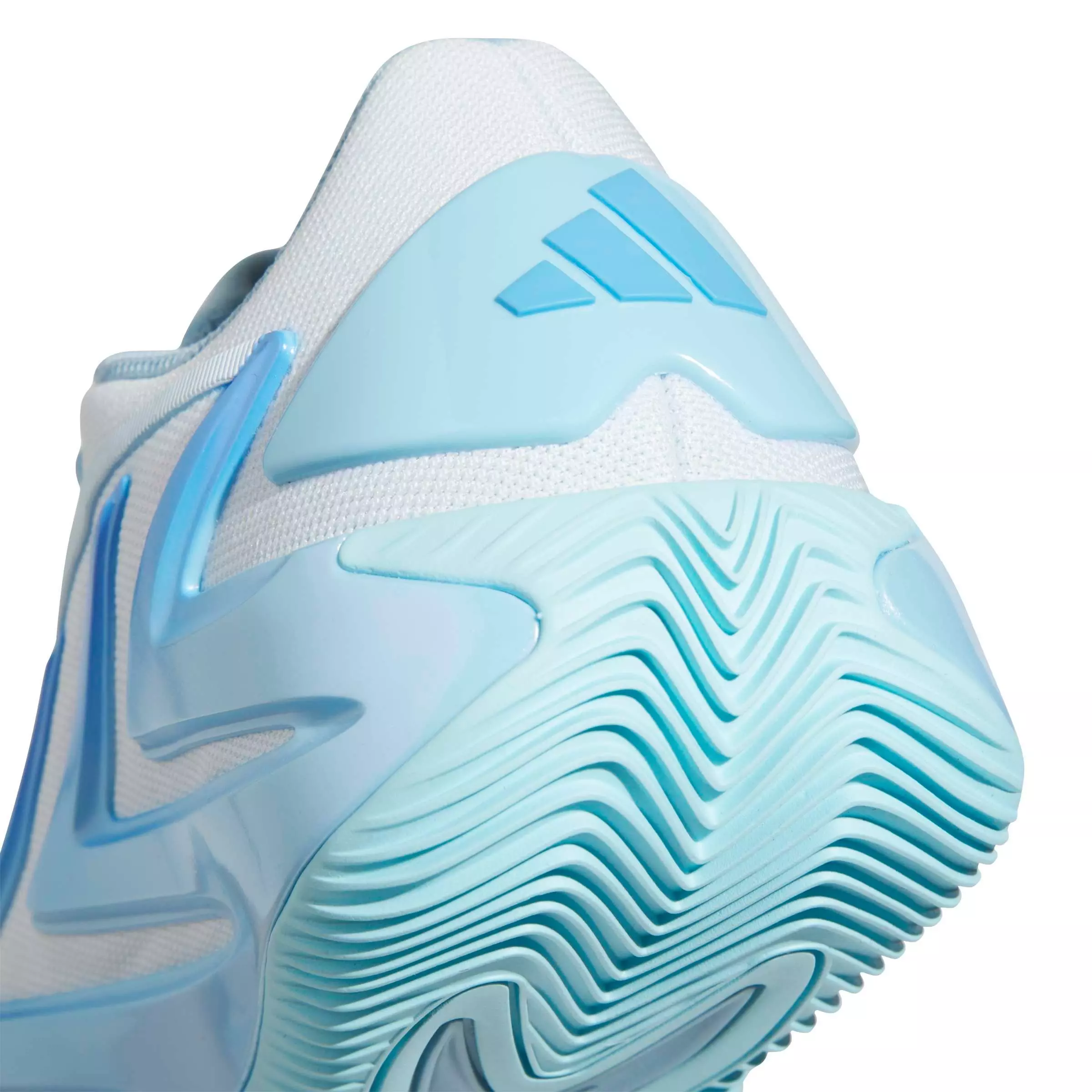 adidas Anthony Edwards 3 "Cold Blooded" Grade School Kids' Basketball Shoe - SKY/BLUE/GREY