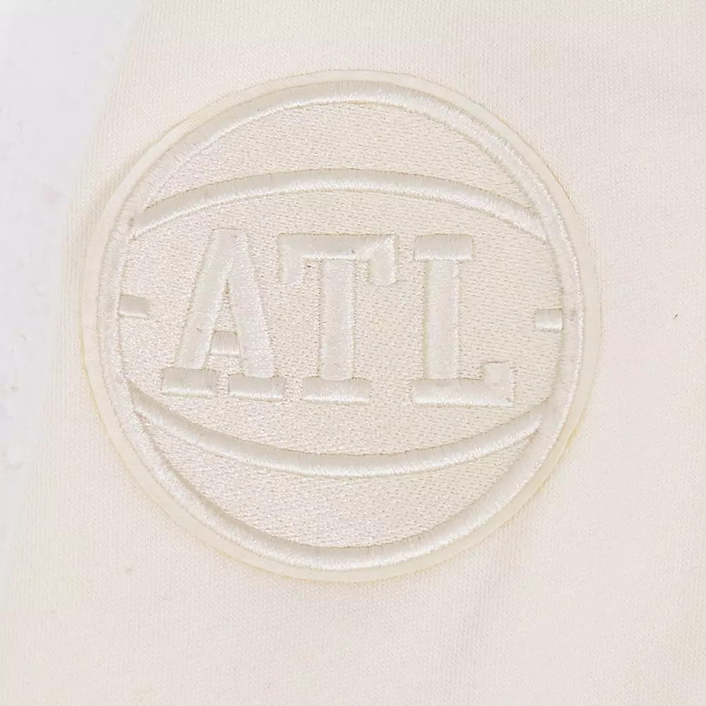 Pro Standard Big Boys' NBA Atlanta Hawks Neutral Fleece Pullover Hoodie - Cream - CREAM