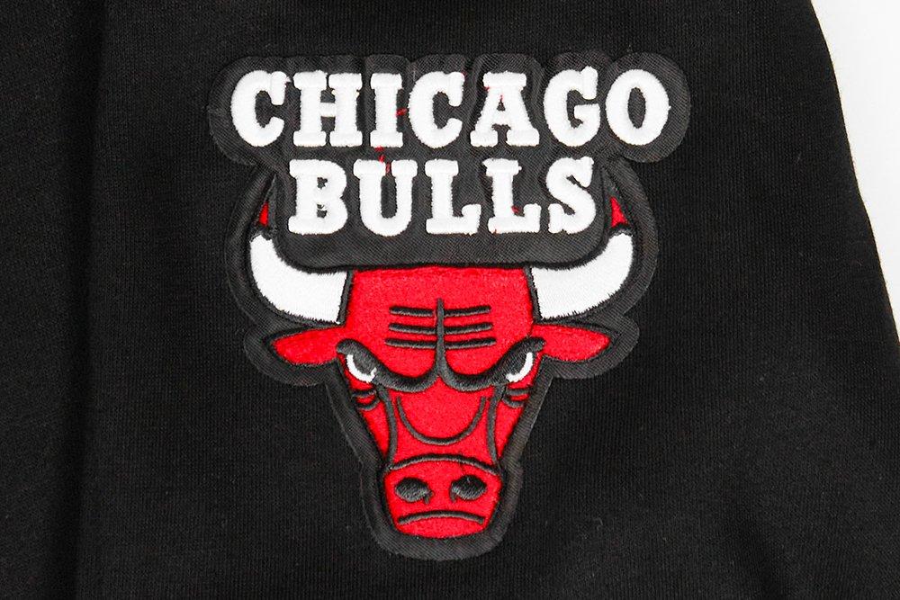 Pro Standard Big Boys' NBA Chicago Bulls Fleece Pullover Hoodie - Black - BLACK Thumbnail View 6