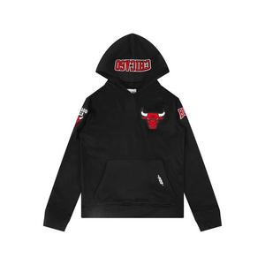 Pro Standard Big Boys' NBA Chicago Bulls Fleece Pullover Hoodie -Black