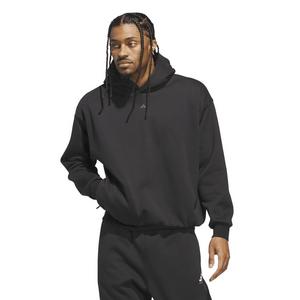 adidas Unisex Basketball Fleece Hoodie -Black