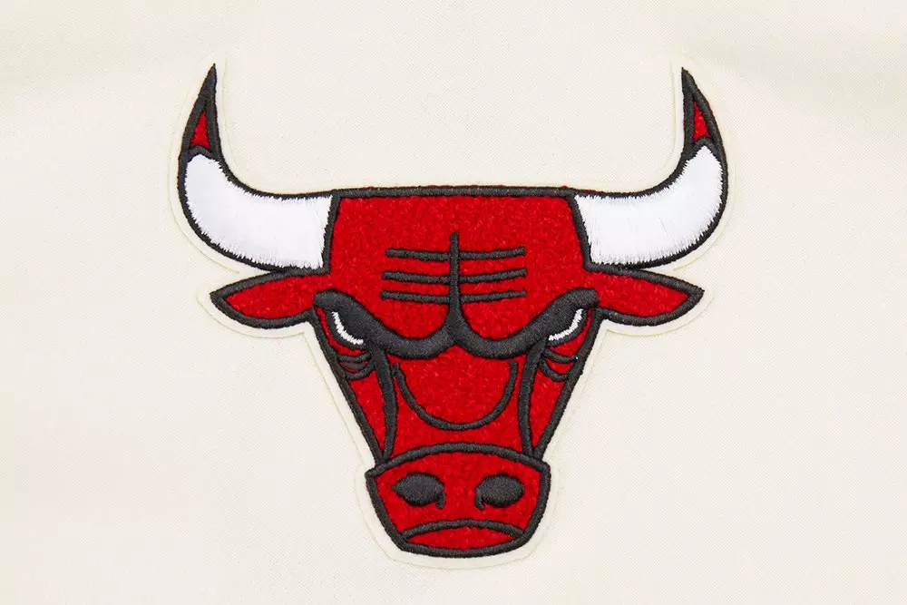 Pro Standard Big Boys​' NBA Chicago Bulls Retro Classic Rib Fleece Po Hoodie - Cream/Red - CREAM/RED