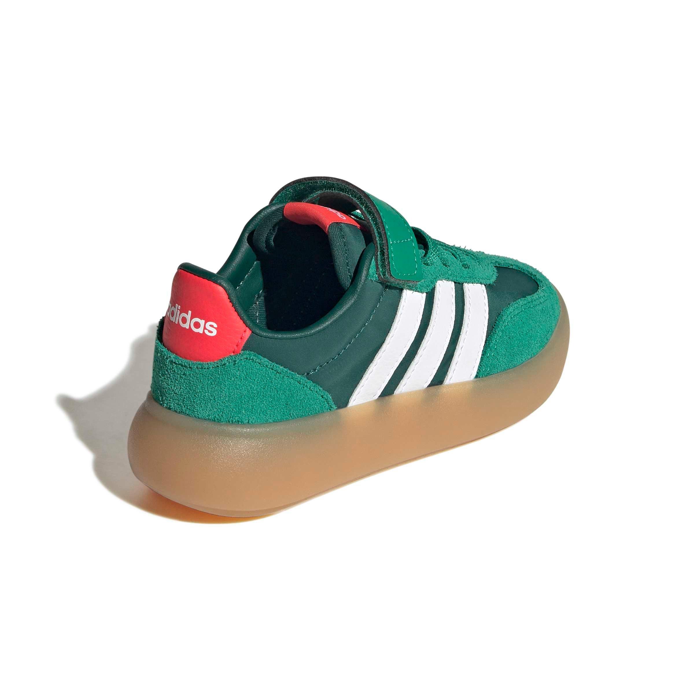 adidas Barreda Decode "Collegiate Green/Ftwr White/Lucid Red" Preschool Boys' Shoe - GREEN/WHITE/RED