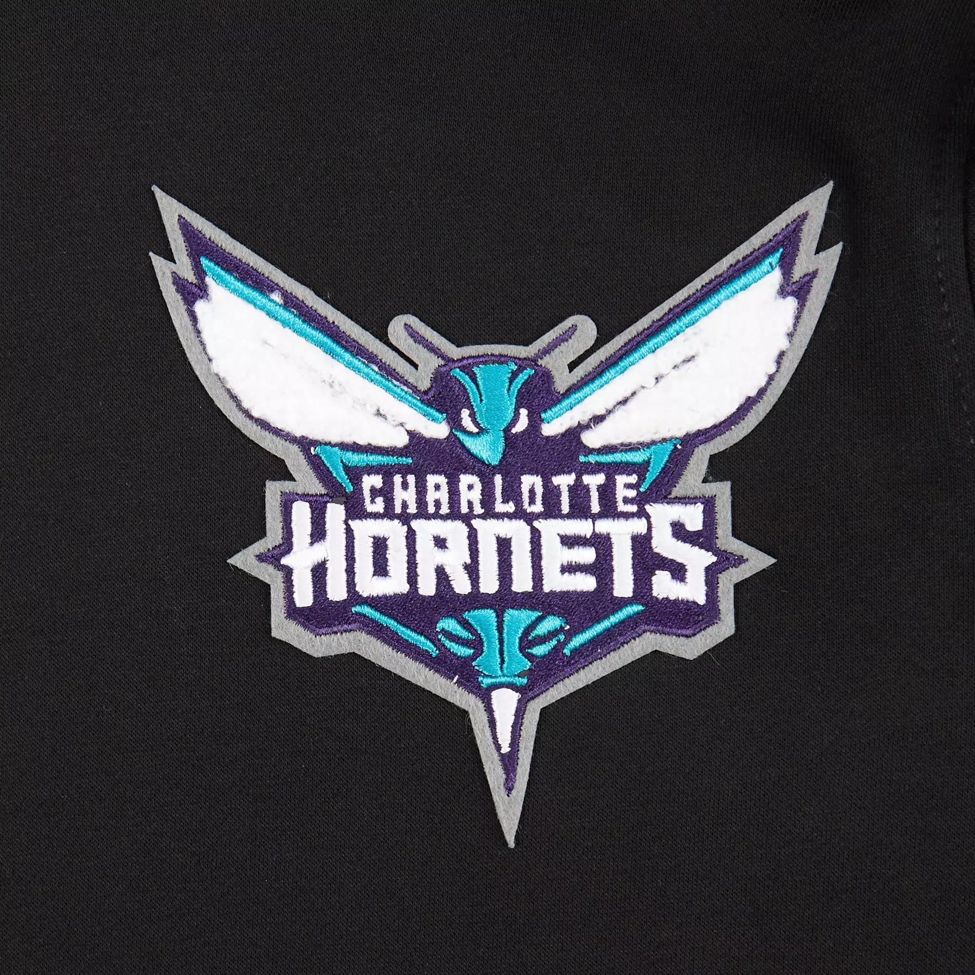 Pro Standard Big Boys​' NBA Charlotte Hornets Classic Fleece PO Hoodie -Black - BLACK
