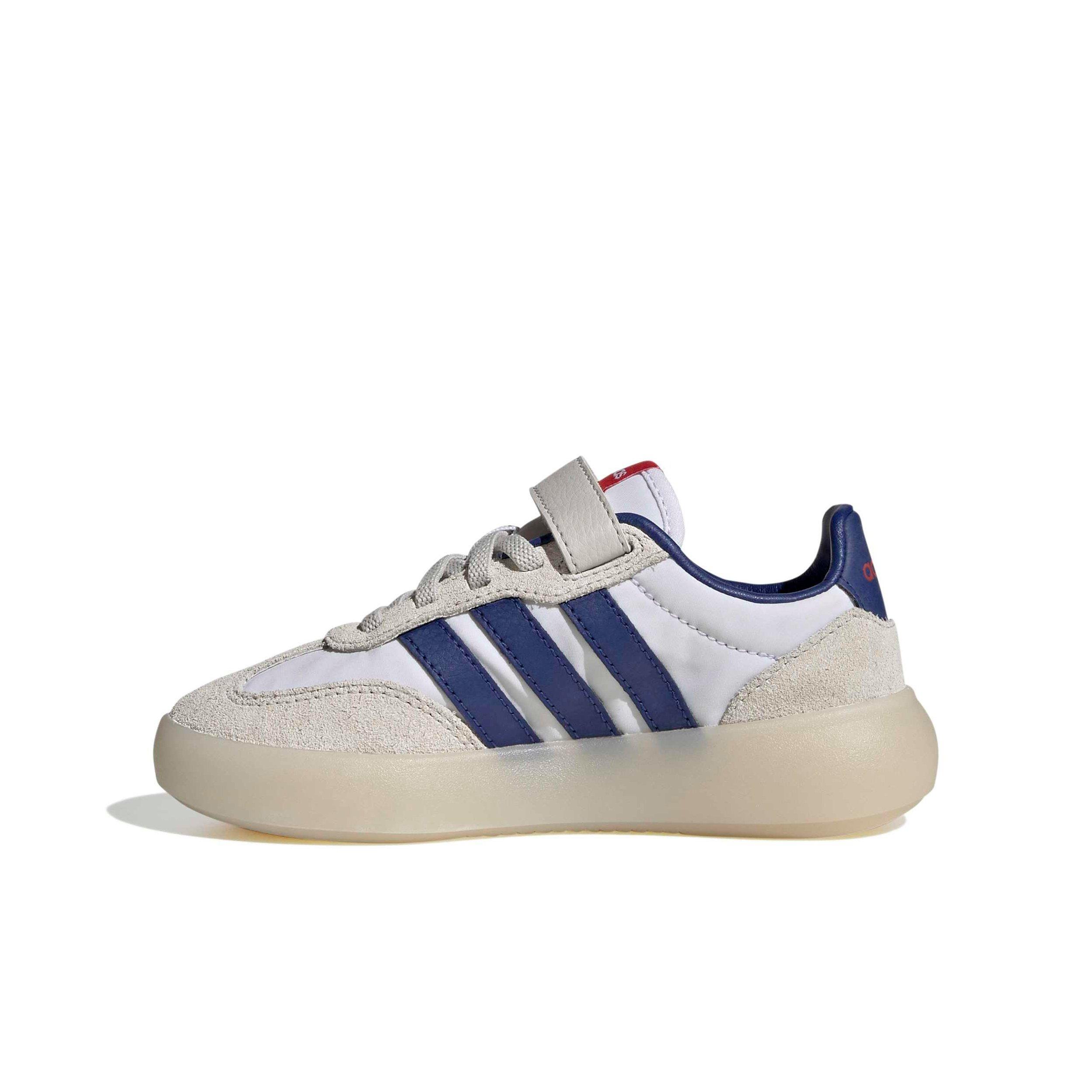 adidas Barreda Decode "Ftwr White/Mystery Ink/Pure Ruby" Preschool Boys' Shoe - WHITE/INK/RUBY